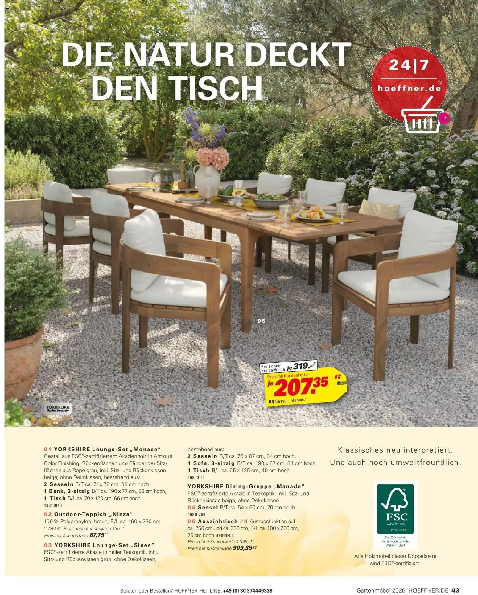 Höffner Prospekt Gartenmöbel Barsbüttel