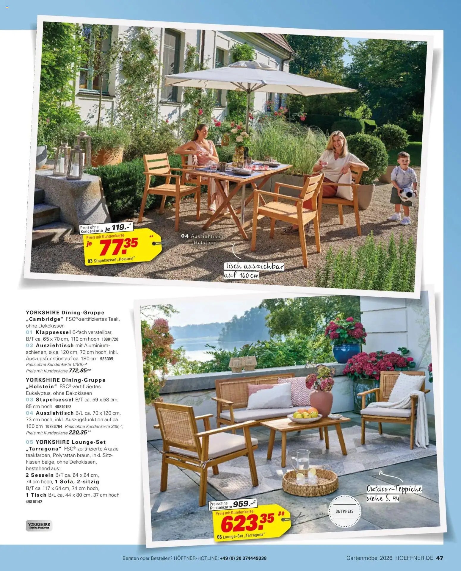 Höffner Prospekt Gartenmöbel Barsbüttel