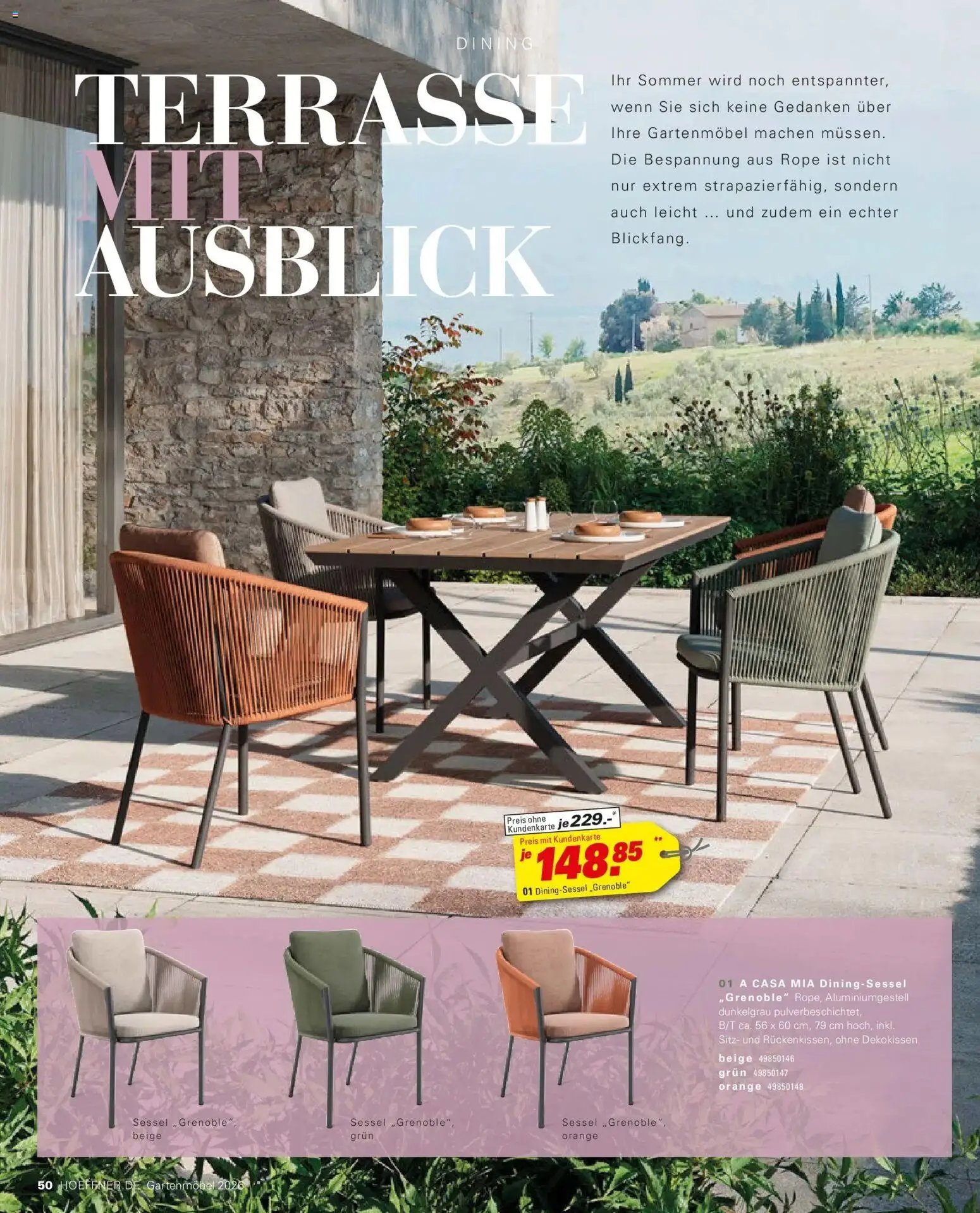 Höffner Prospekt Gartenmöbel Barsbüttel