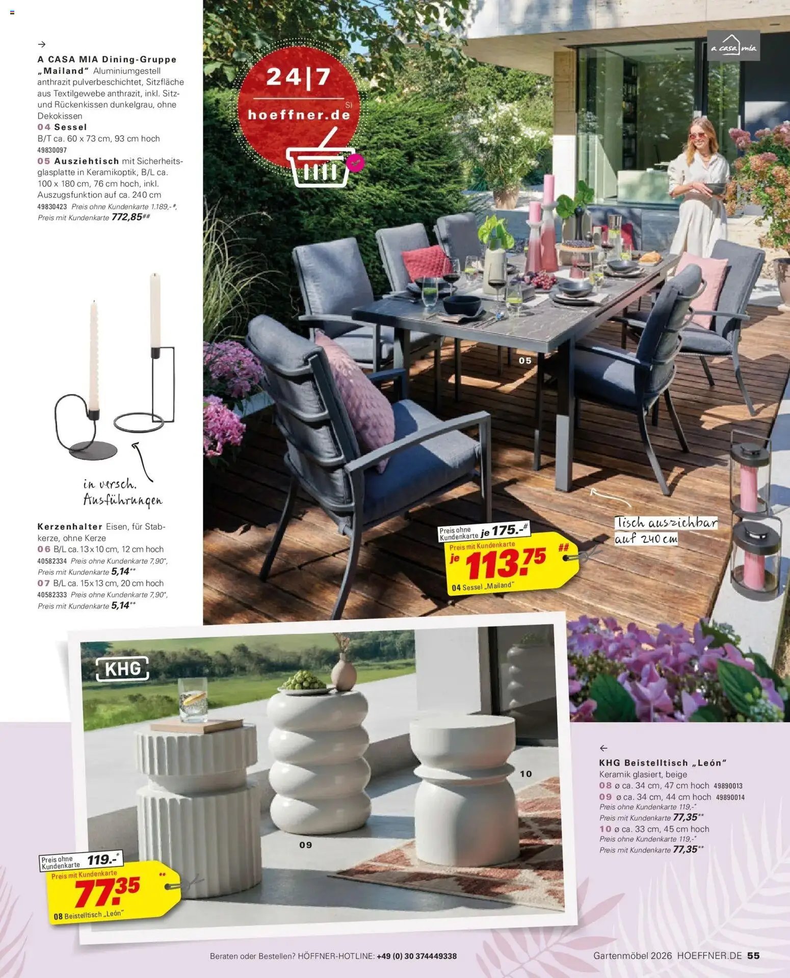 Höffner Prospekt Gartenmöbel Barsbüttel