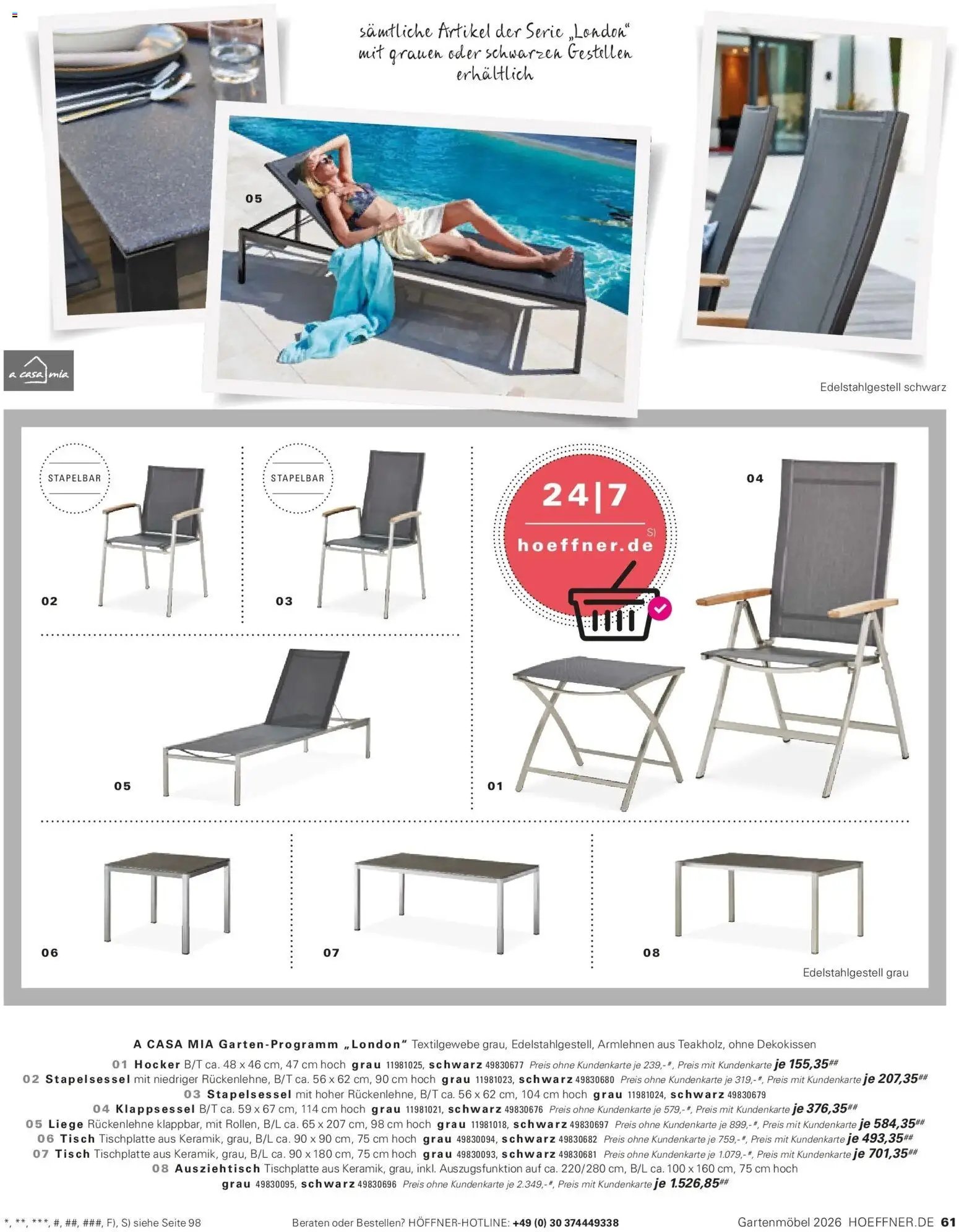 Höffner Prospekt Gartenmöbel Barsbüttel