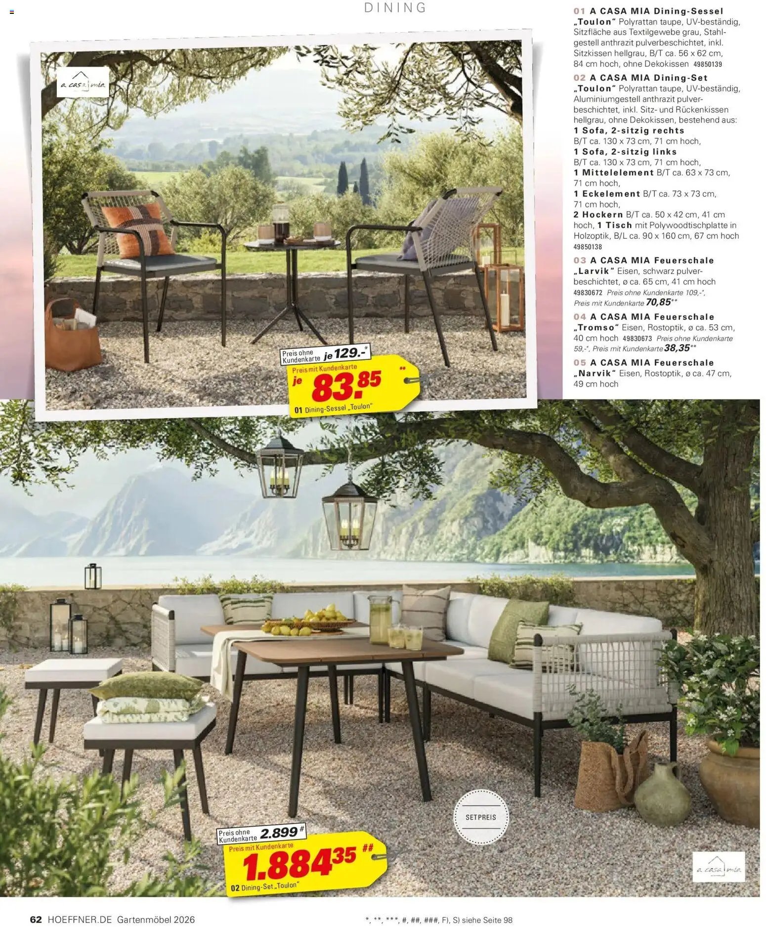 Höffner Prospekt Gartenmöbel Barsbüttel