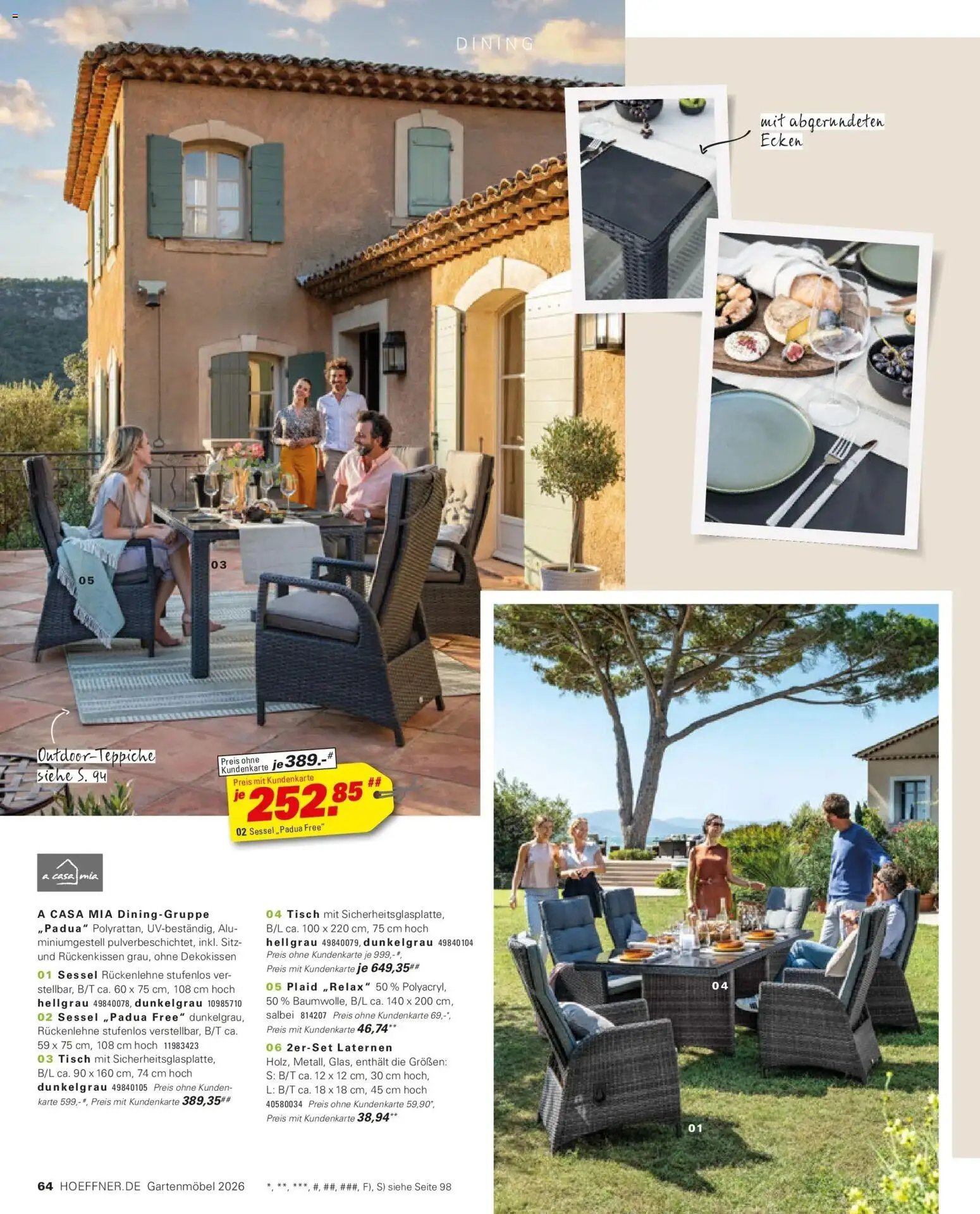 Höffner Prospekt Gartenmöbel Barsbüttel