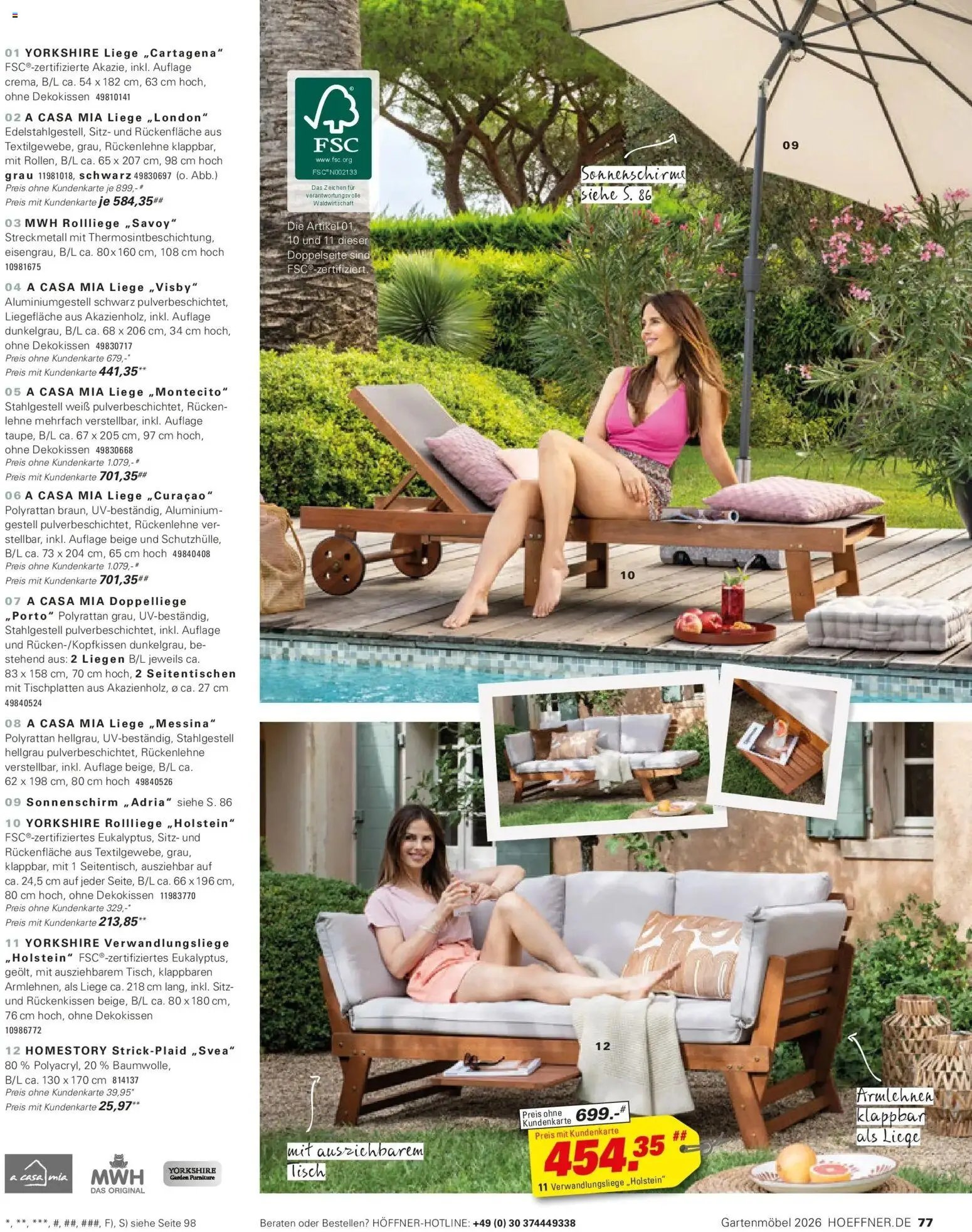 Höffner Prospekt Gartenmöbel Barsbüttel