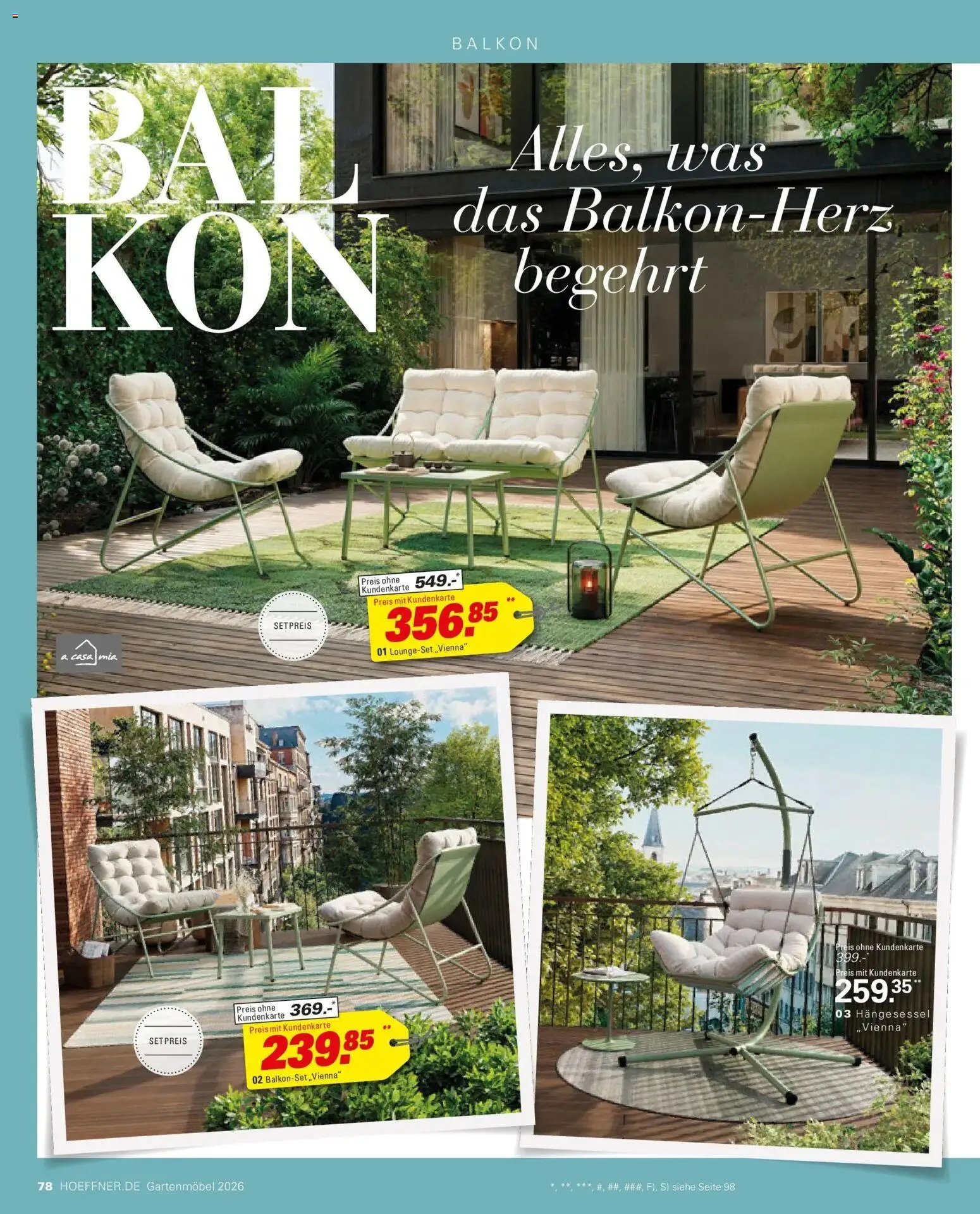 Höffner Prospekt Gartenmöbel Barsbüttel