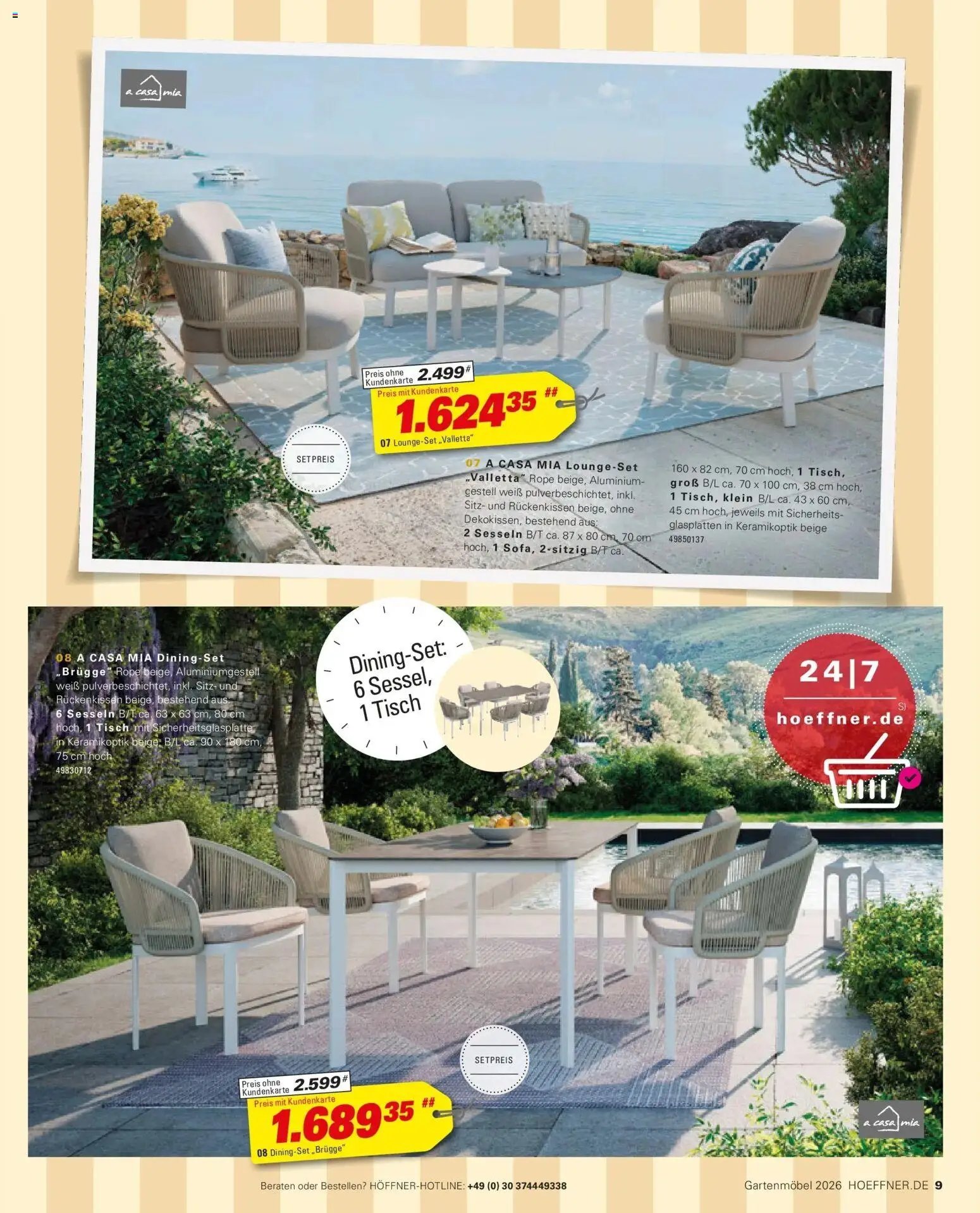 Höffner Prospekt Gartenmöbel Barsbüttel