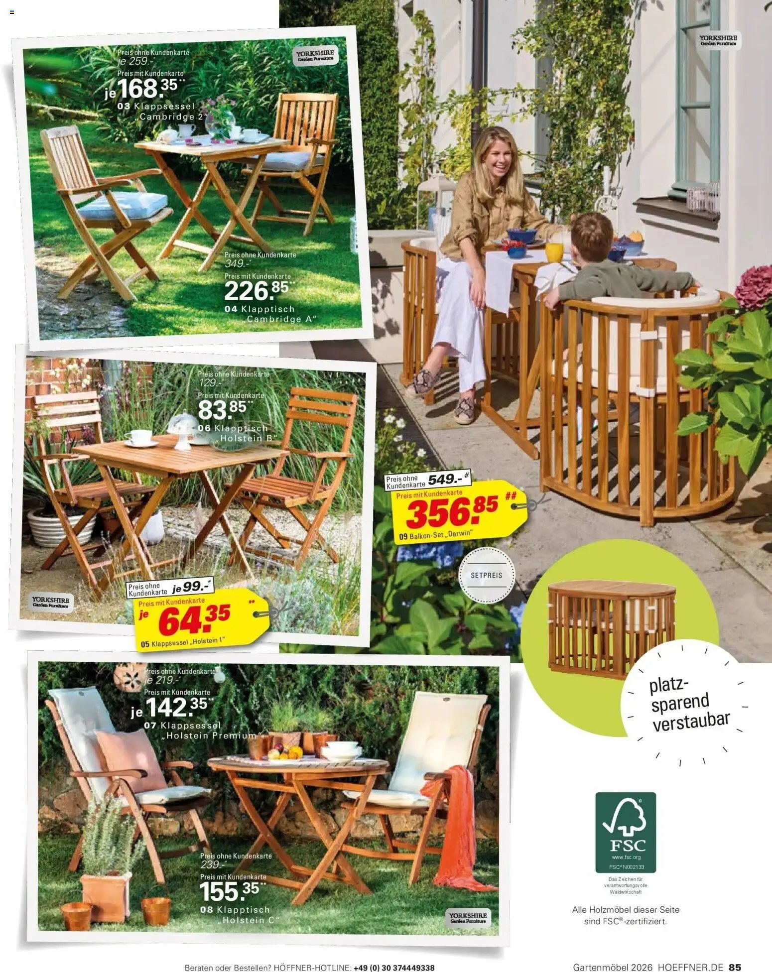 Höffner Prospekt Gartenmöbel Barsbüttel