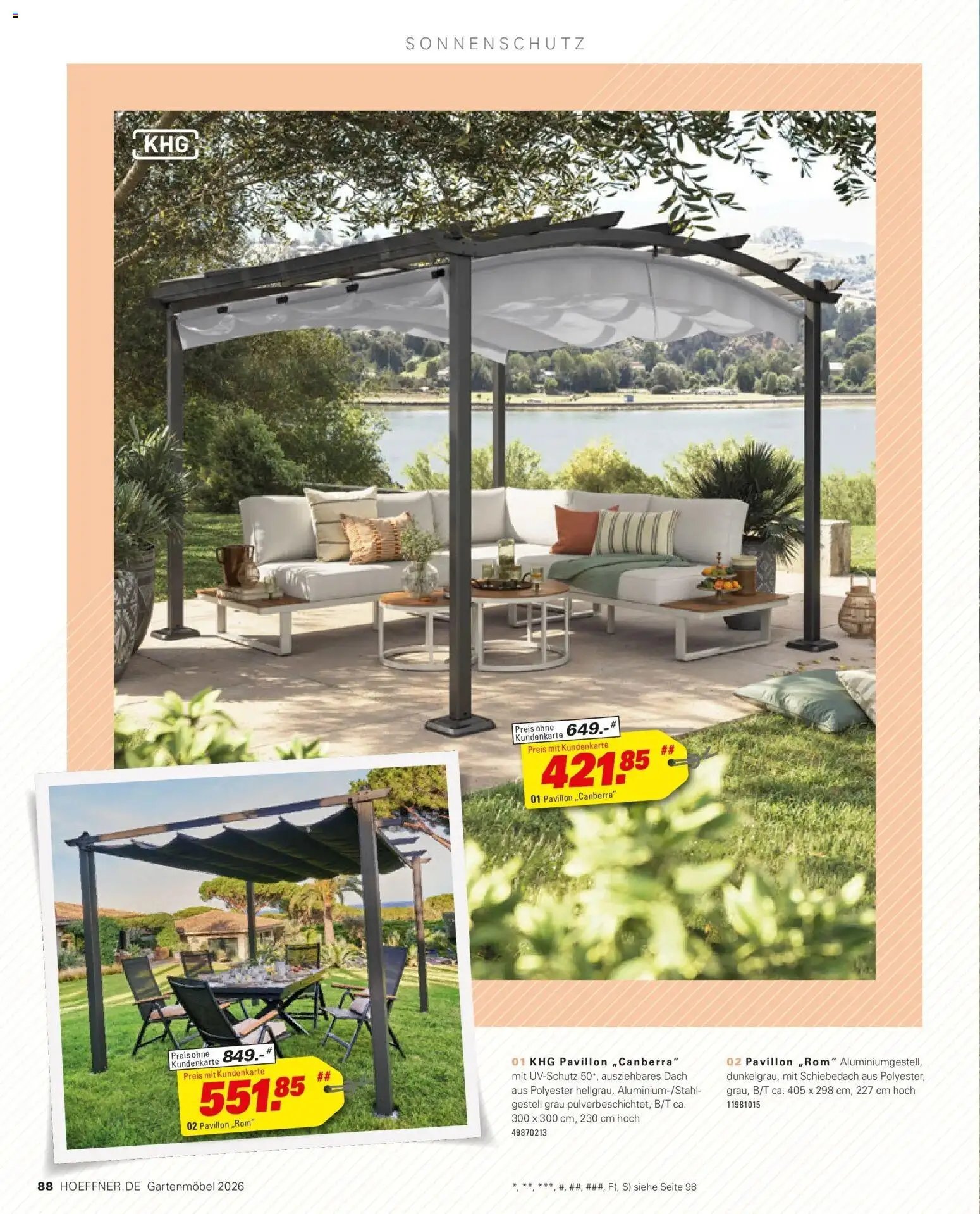 Höffner Prospekt Gartenmöbel Barsbüttel