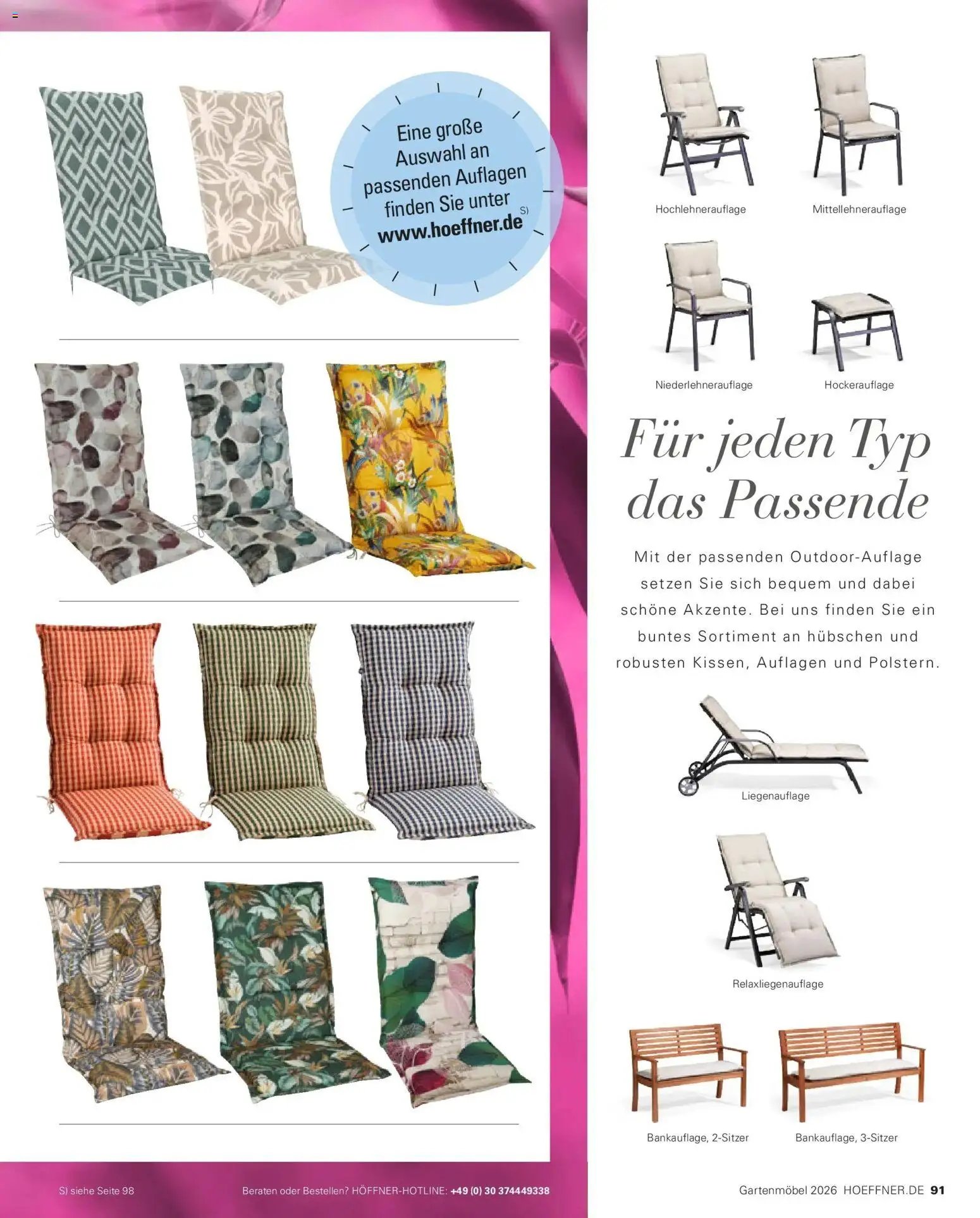 Höffner Prospekt Gartenmöbel Barsbüttel