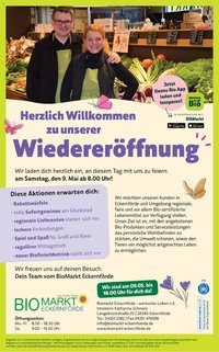 Denns BioMarkt Wiedereröffnung