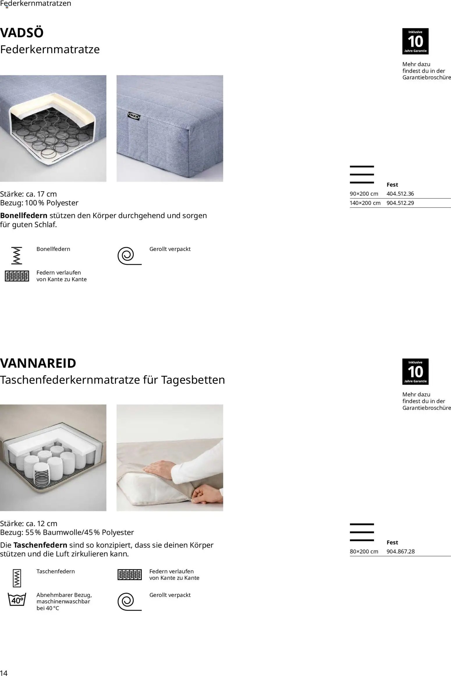Ikea Prospekt Schlafkomfort