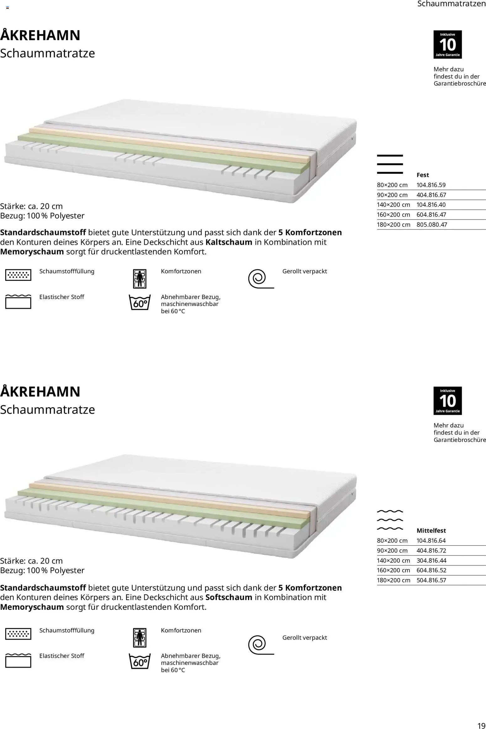 Ikea Prospekt Schlafkomfort