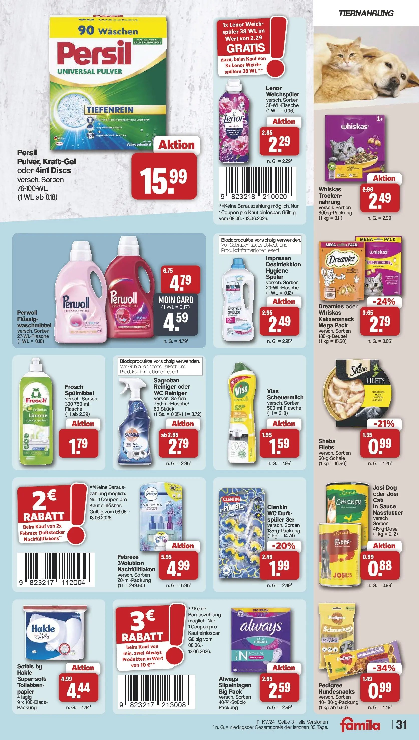 Famila Nordwest Wochenangebote