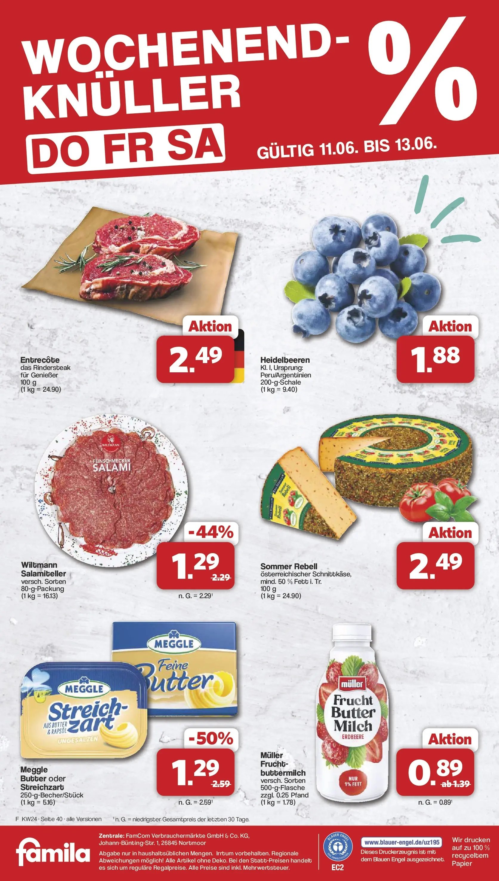 Famila Nordwest Wochenangebote