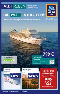 Aldi Reisen Prospekt