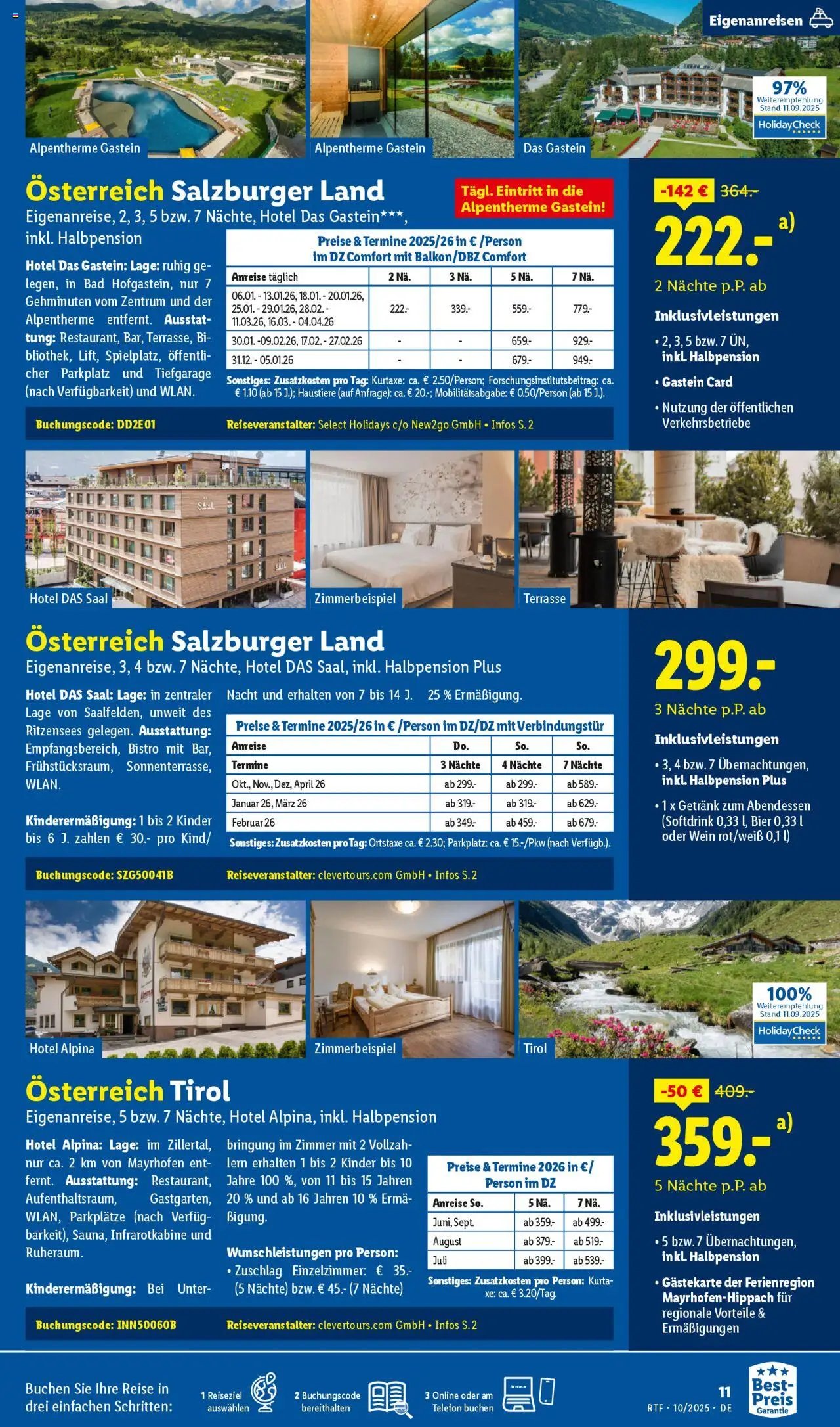 Lidl Reisen Oktober/November Reise-Highlights (2025-10-13 - 2025-11-15)