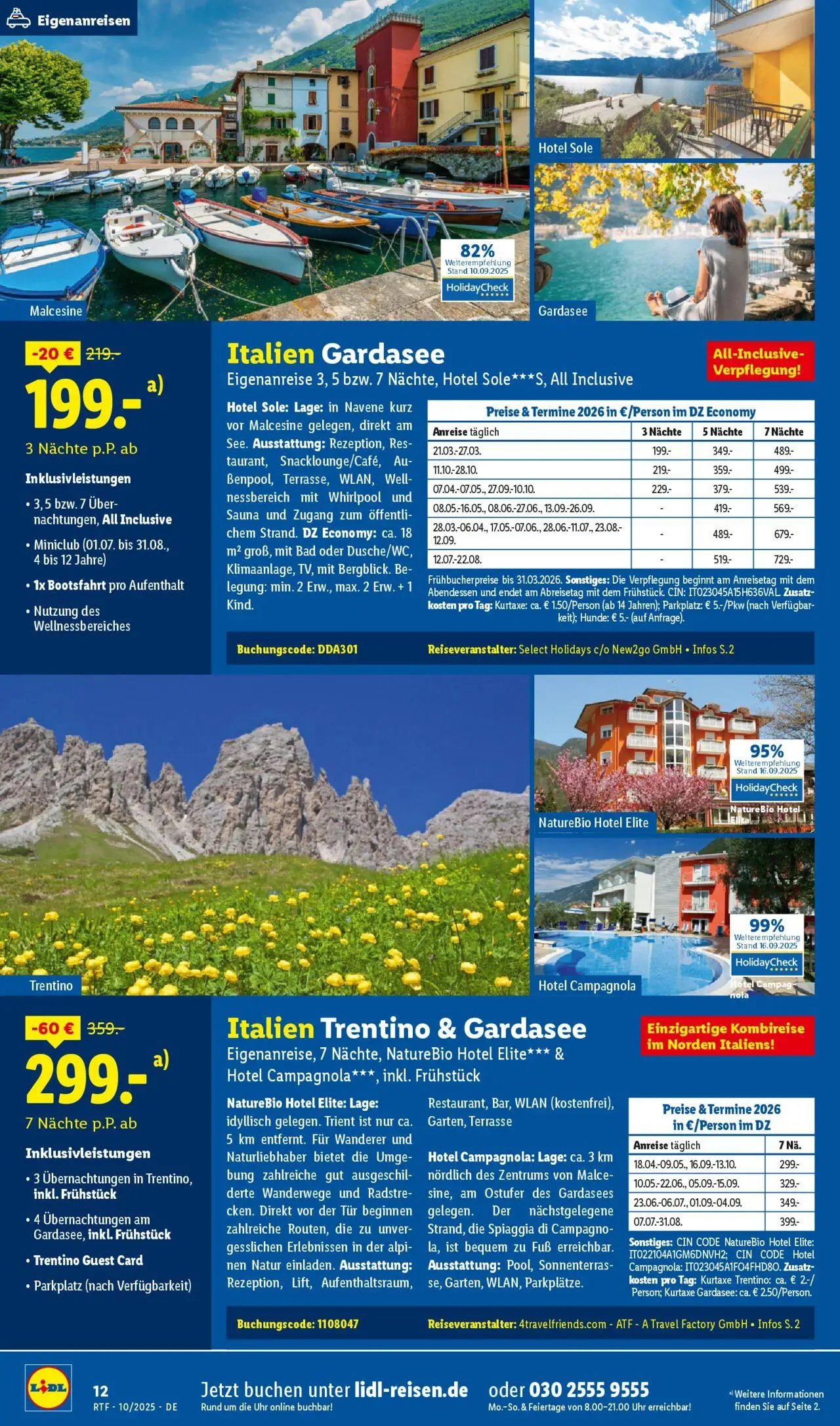 Lidl Reisen Oktober/November Reise-Highlights (2025-10-13 - 2025-11-15)