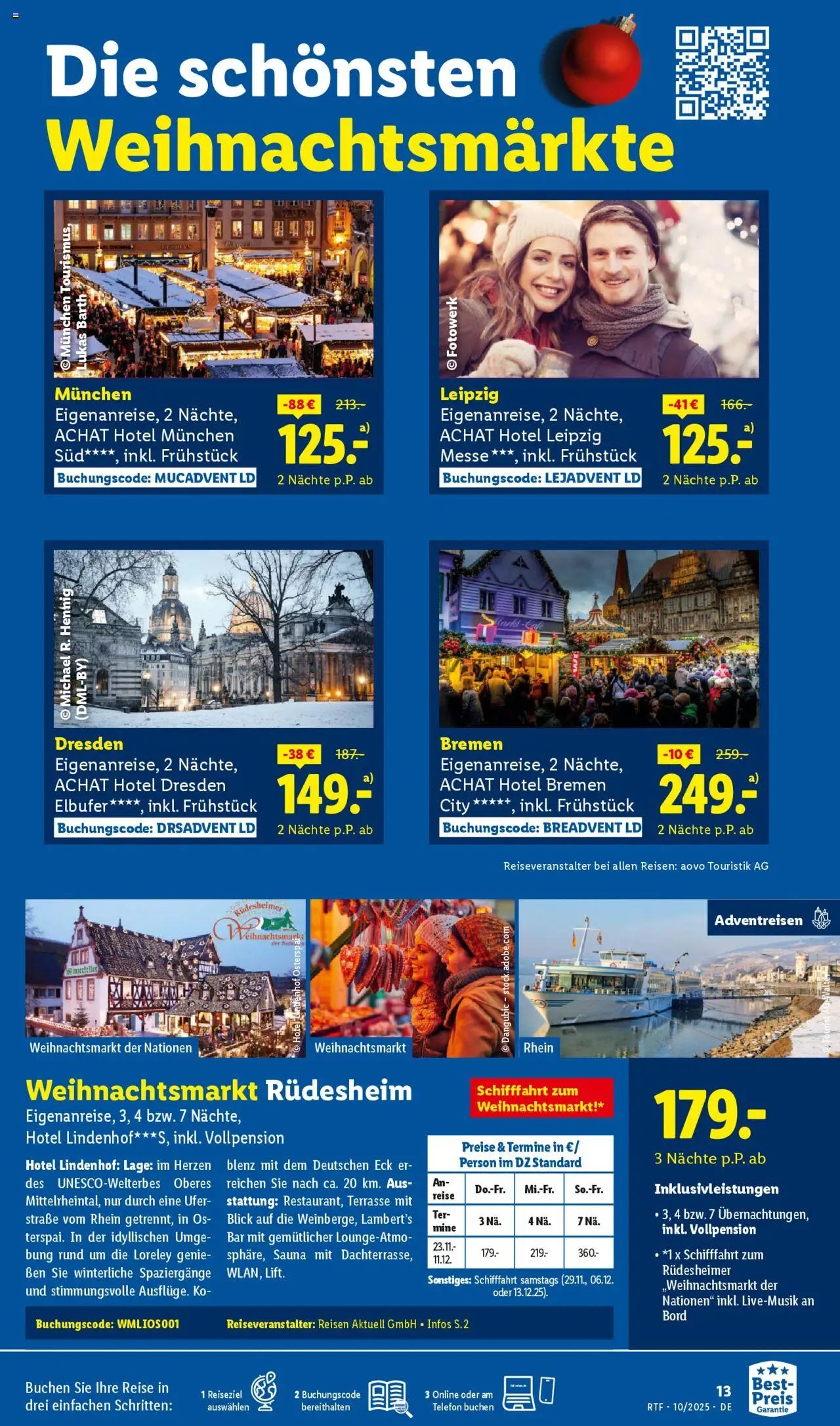 Lidl Reisen Oktober/November Reise-Highlights (2025-10-13 - 2025-11-15)