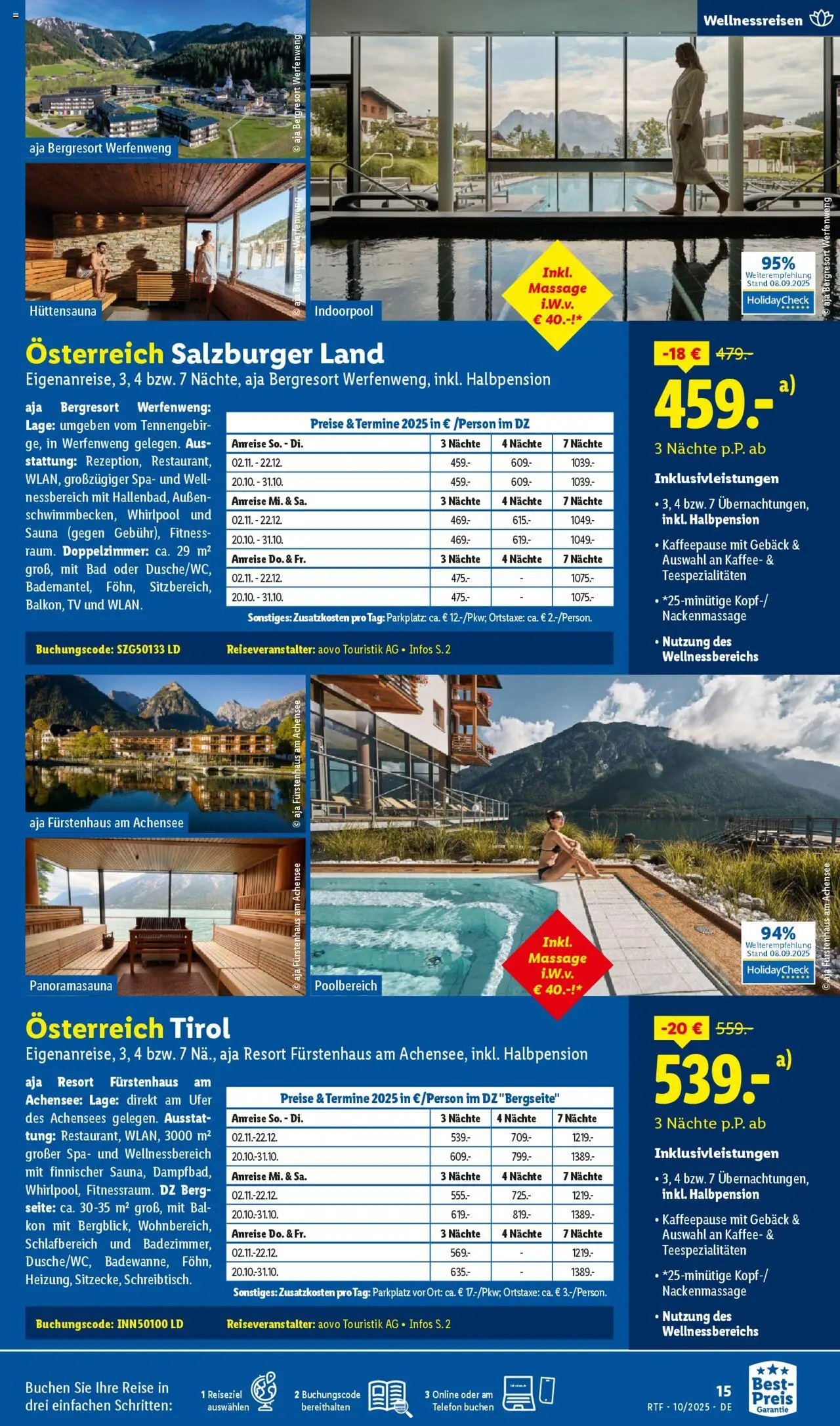 Lidl Reisen Oktober/November Reise-Highlights (2025-10-13 - 2025-11-15)