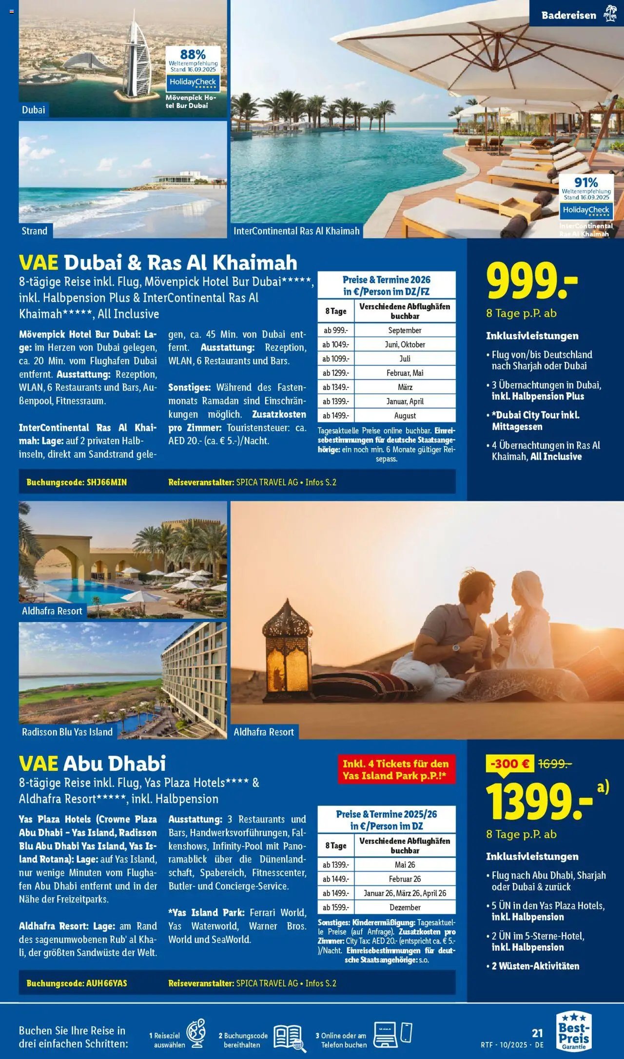 Lidl Reisen Oktober/November Reise-Highlights (2025-10-13 - 2025-11-15)