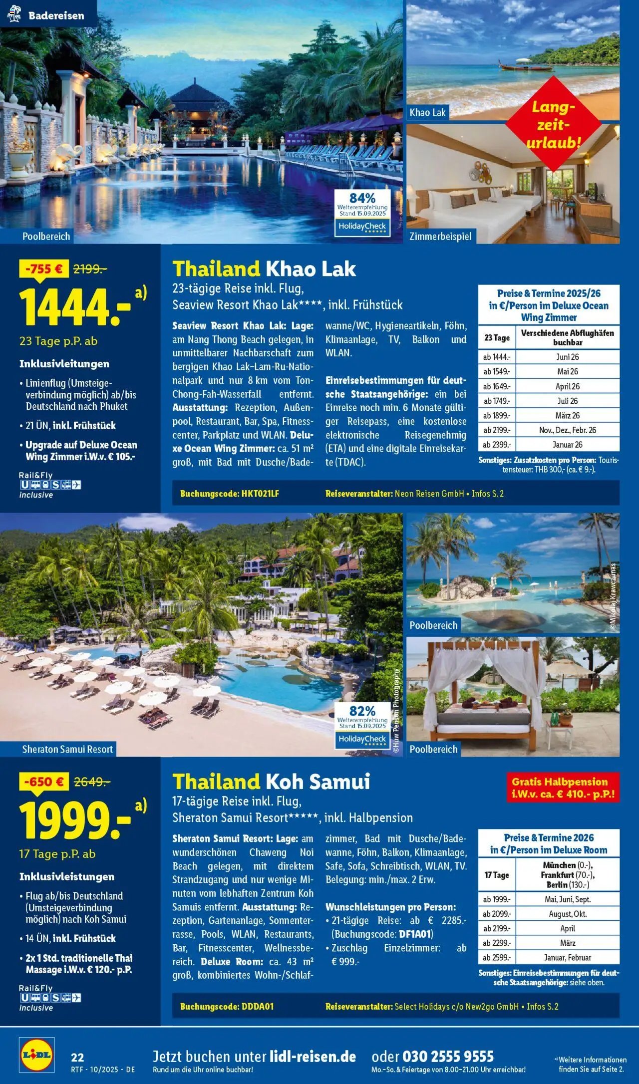 Lidl Reisen Oktober/November Reise-Highlights (2025-10-13 - 2025-11-15)