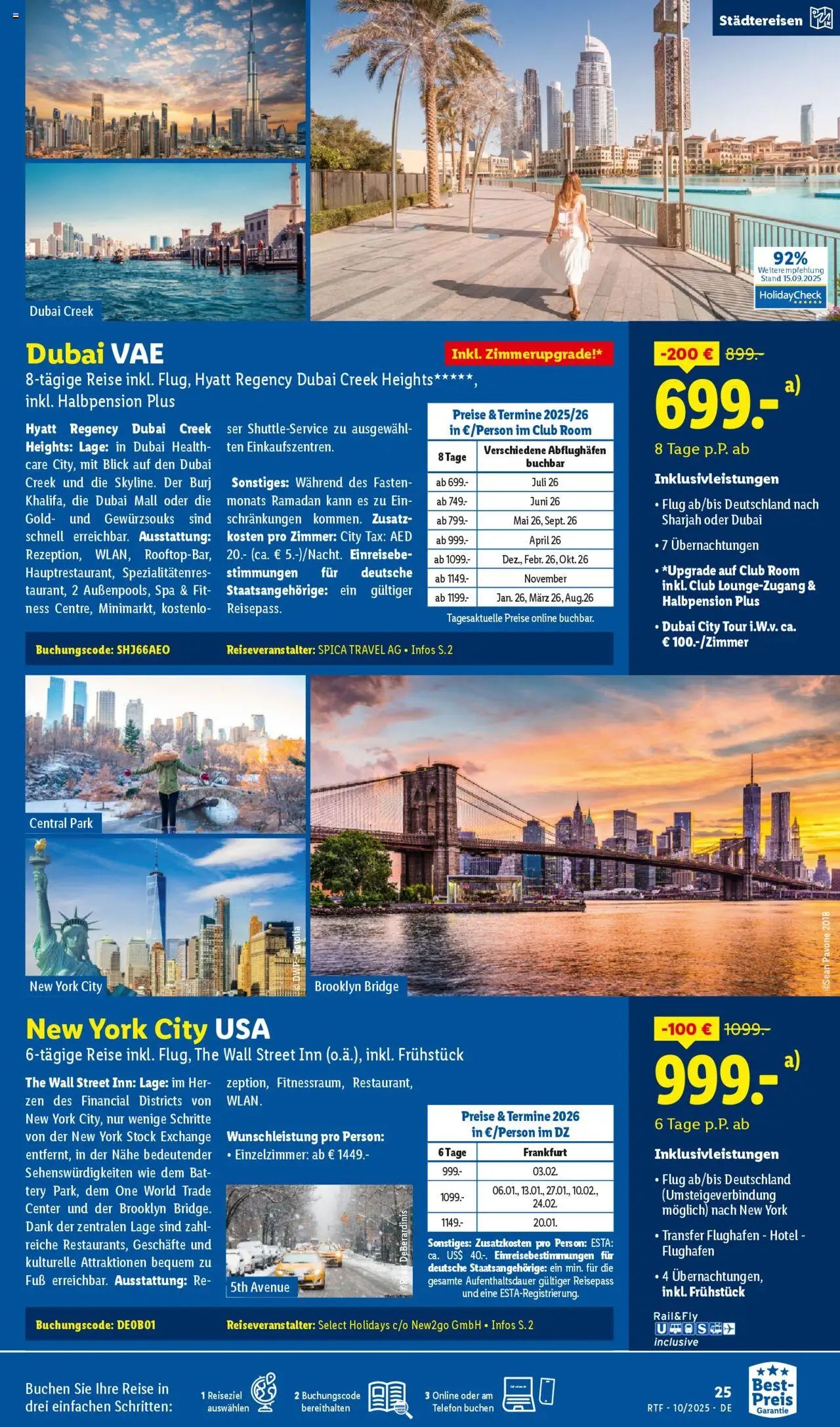 Lidl Reisen Oktober/November Reise-Highlights (2025-10-13 - 2025-11-15)