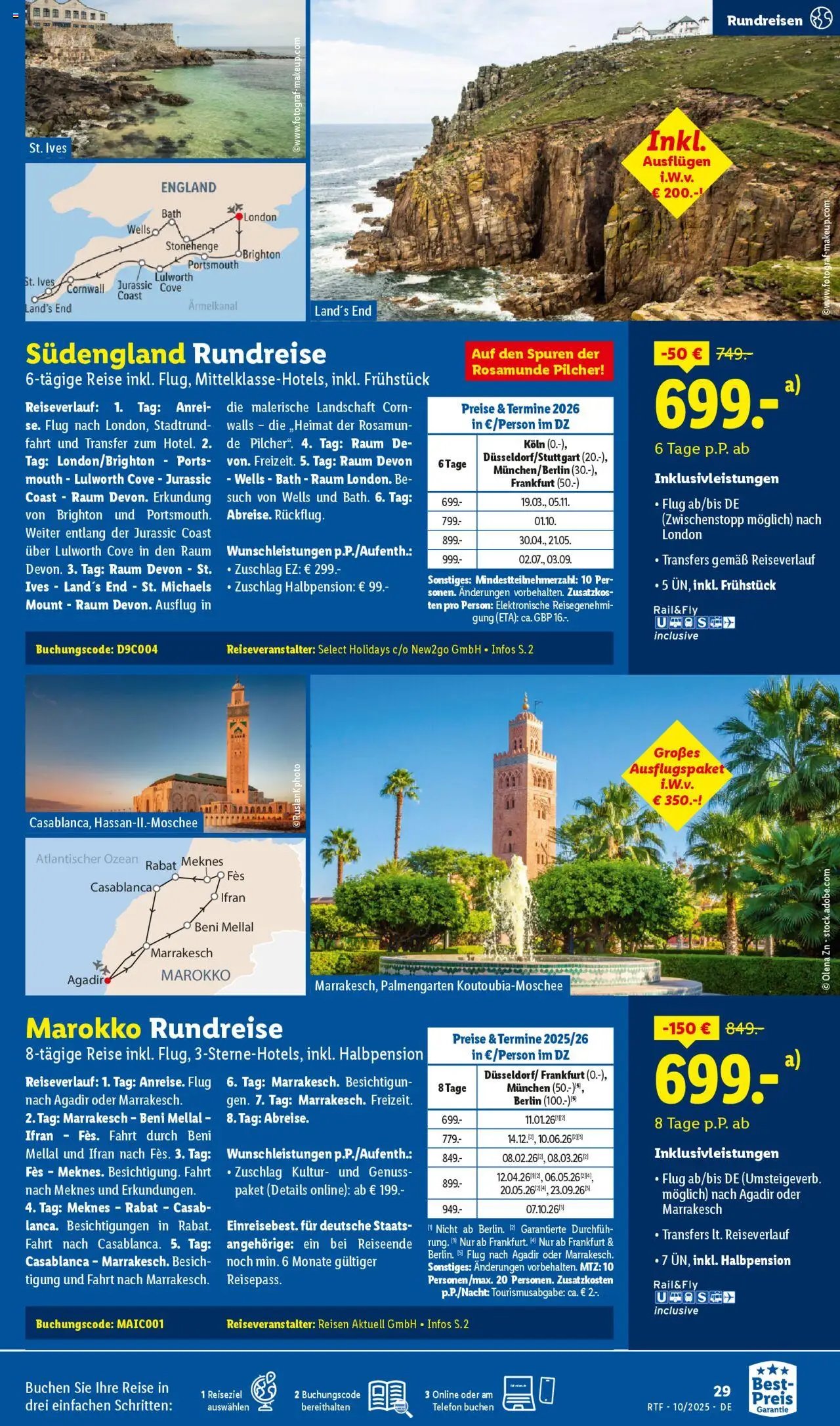 Lidl Reisen Oktober/November Reise-Highlights (2025-10-13 - 2025-11-15)