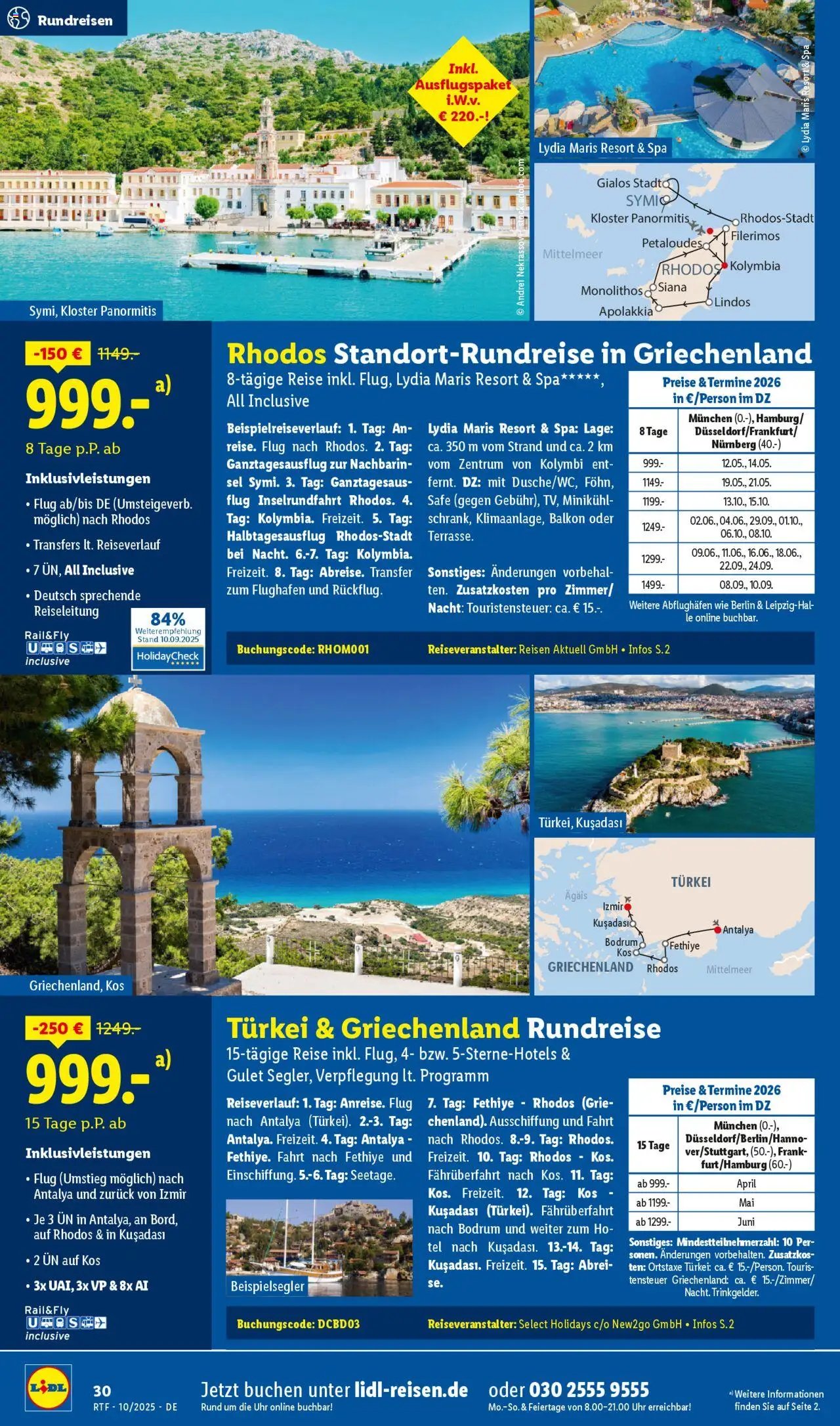 Lidl Reisen Oktober/November Reise-Highlights (2025-10-13 - 2025-11-15)