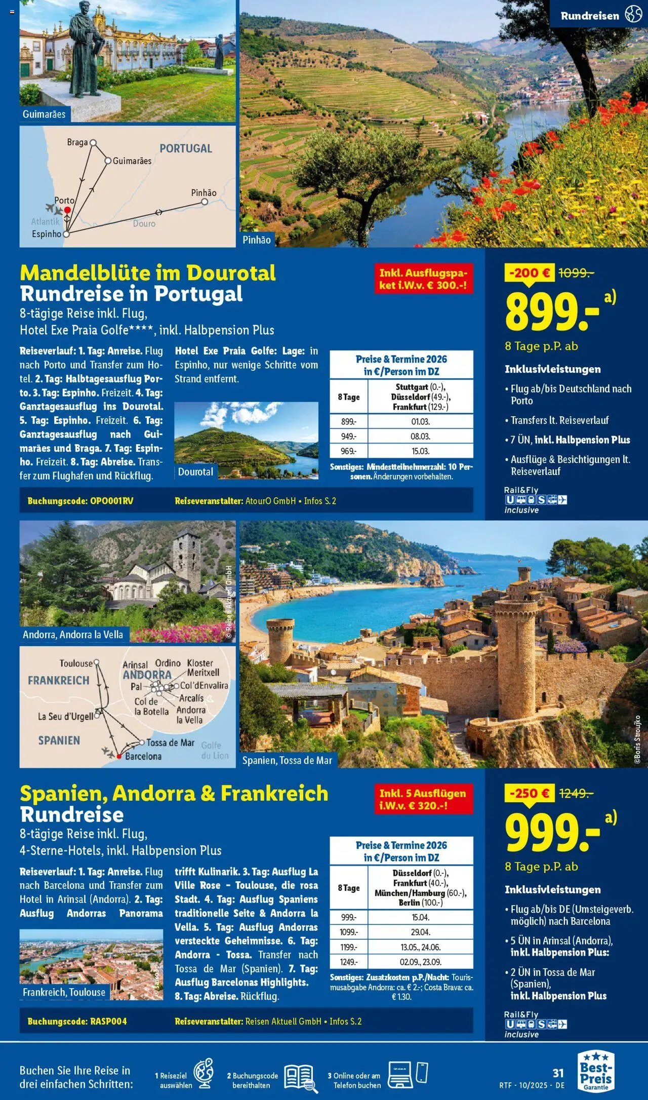 Lidl Reisen Oktober/November Reise-Highlights (2025-10-13 - 2025-11-15)