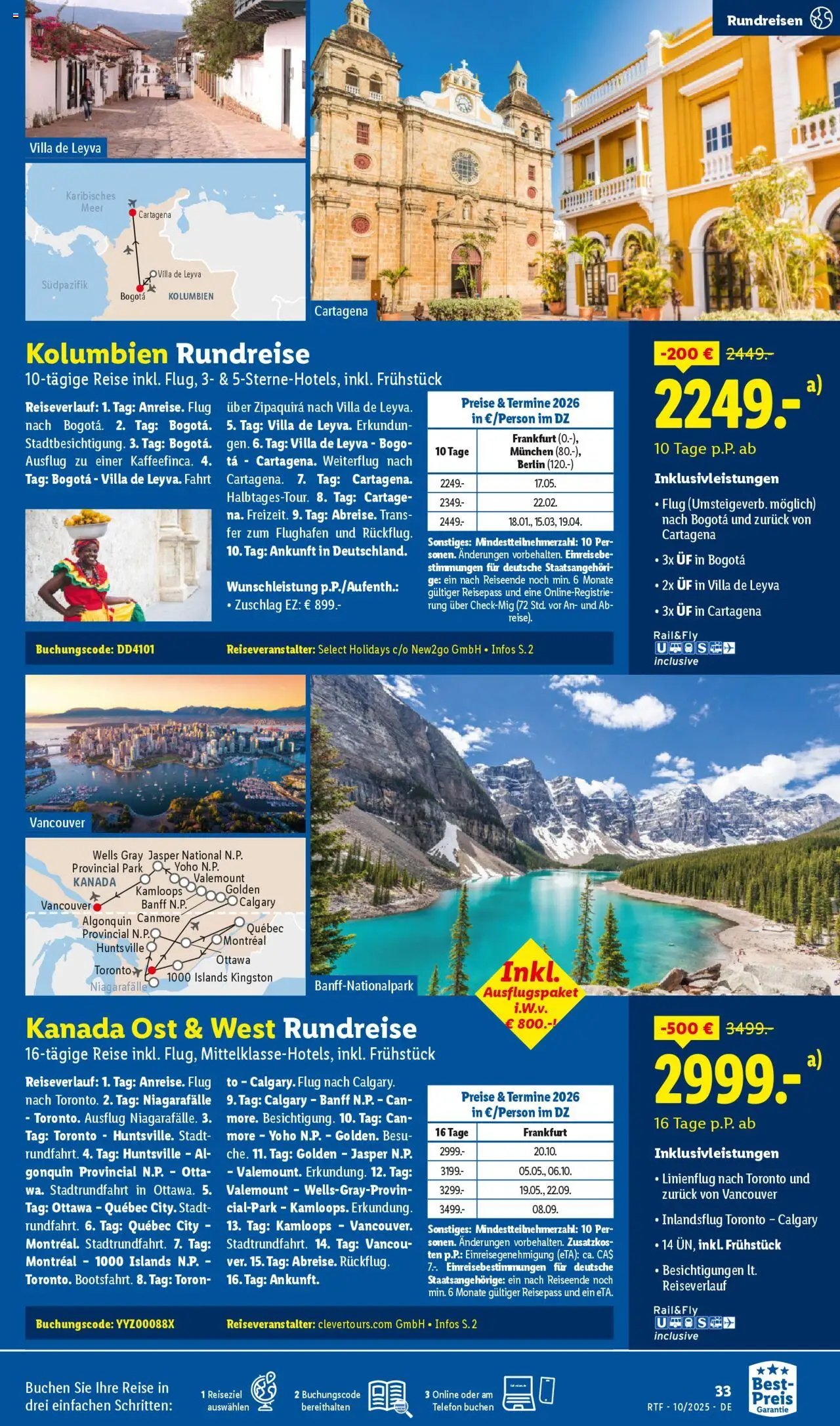 Lidl Reisen Oktober/November Reise-Highlights (2025-10-13 - 2025-11-15)