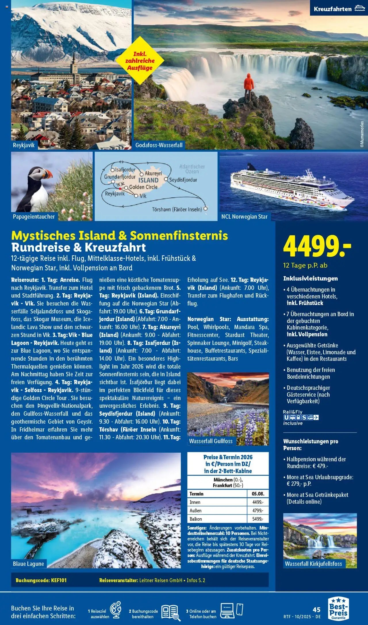 Lidl Reisen Oktober/November Reise-Highlights (2025-10-13 - 2025-11-15)