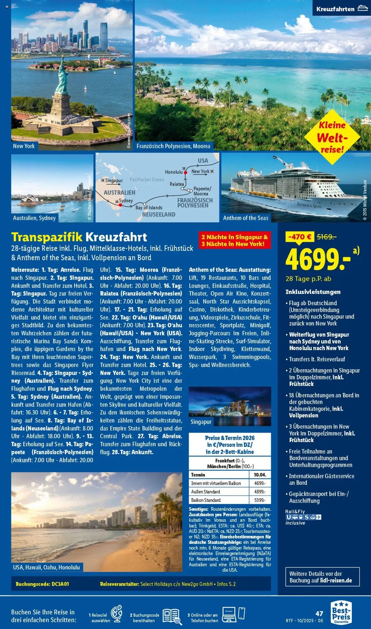 Lidl Reisen Oktober/November Reise-Highlights (2025-10-13 - 2025-11-15)