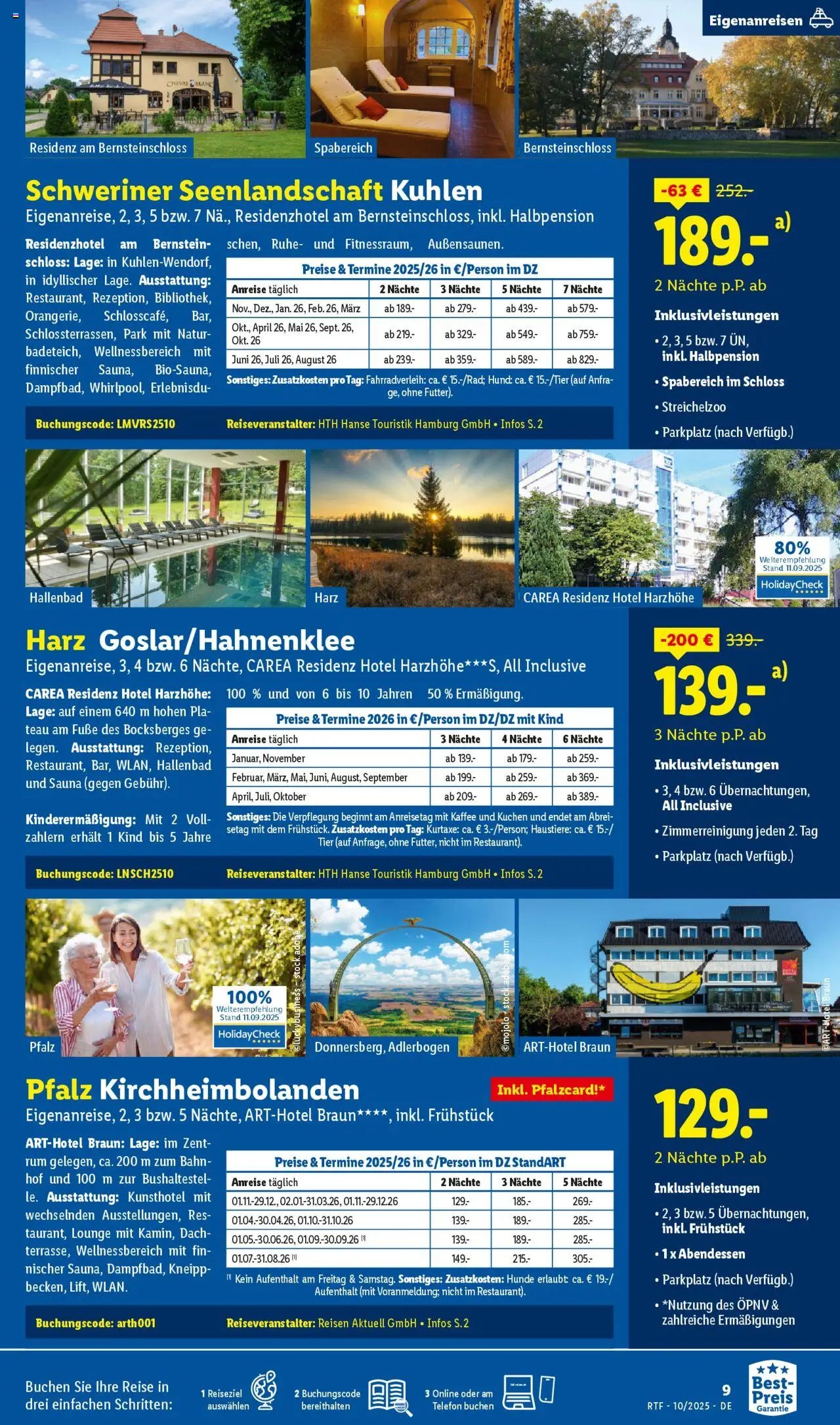 Lidl Reisen Oktober/November Reise-Highlights (2025-10-13 - 2025-11-15)