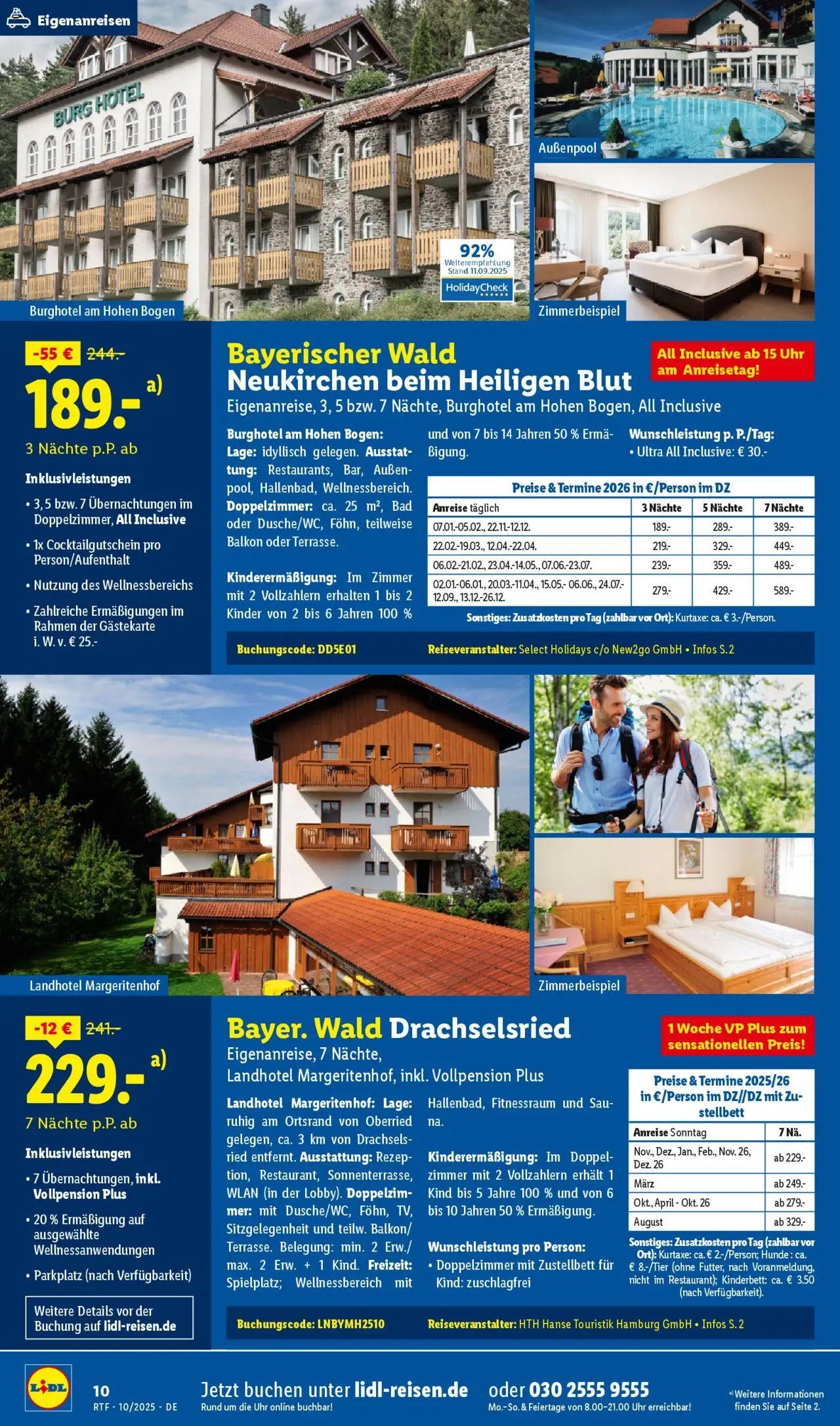 Lidl Reisen Oktober/November Reise-Highlights (2025-10-13 - 2025-11-15)