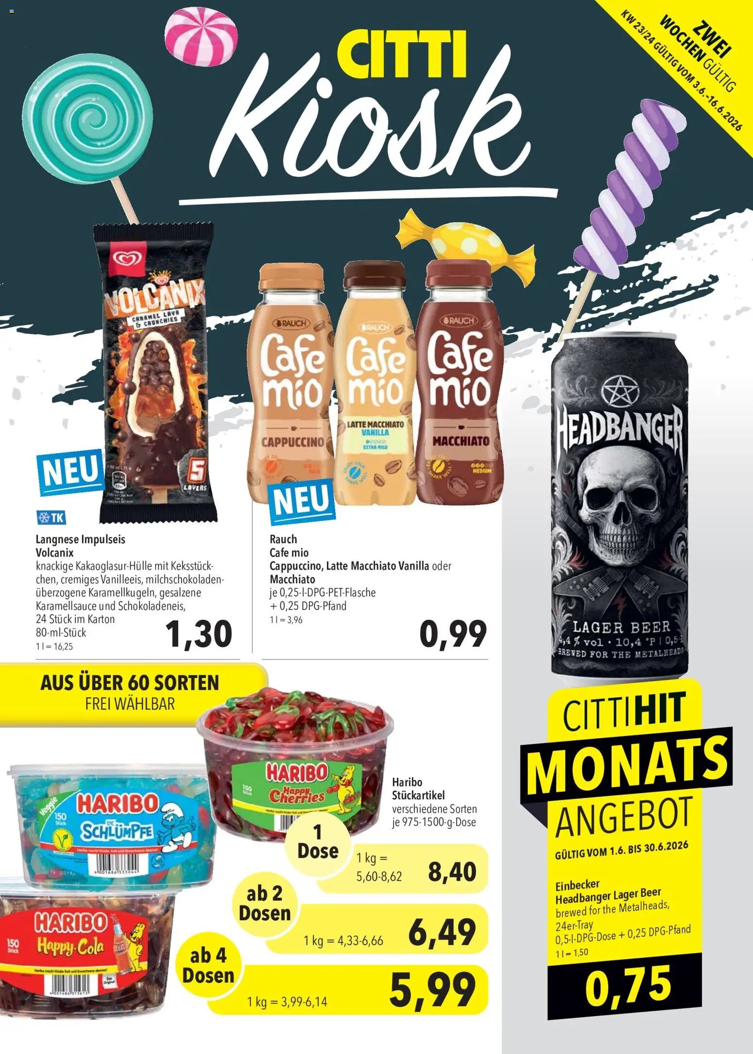 CITTI Markt Kioskwerbung