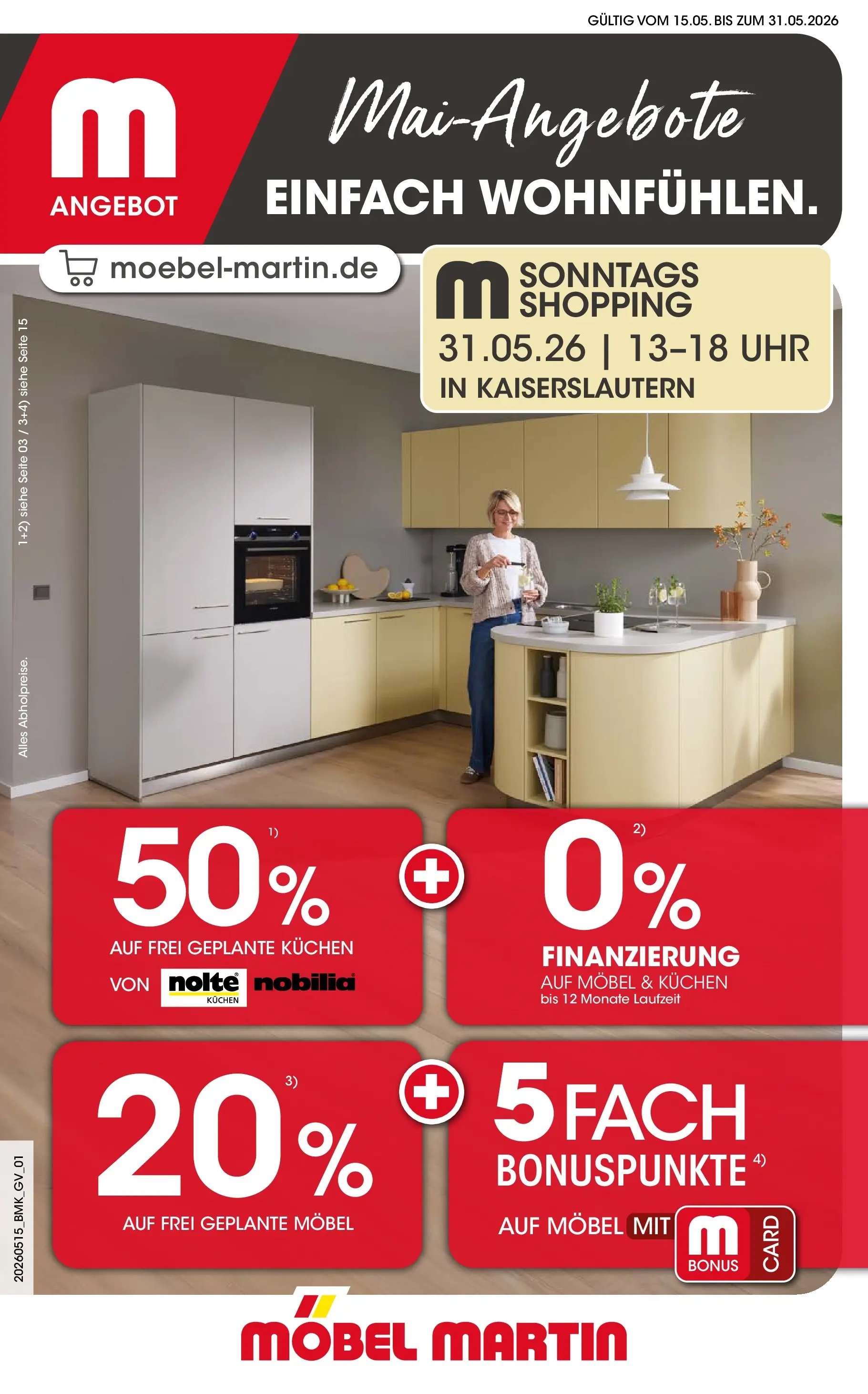 Möbel Martin Mai-Angebote