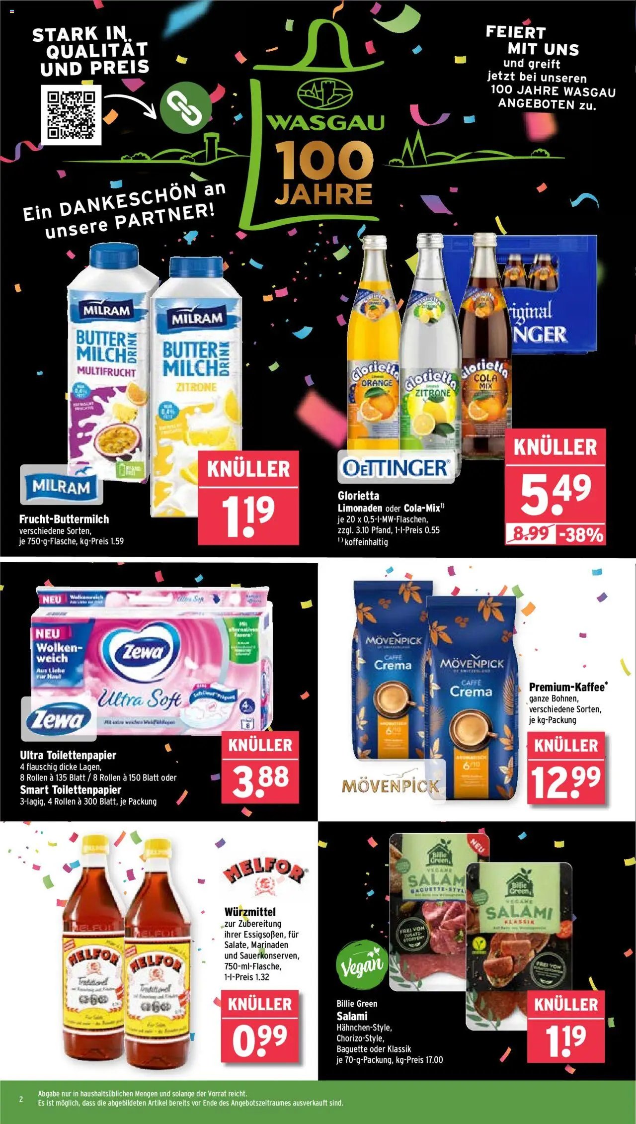 Wasgau Prospekt 	 (2025-07-14 - 2025-07-19) | 2