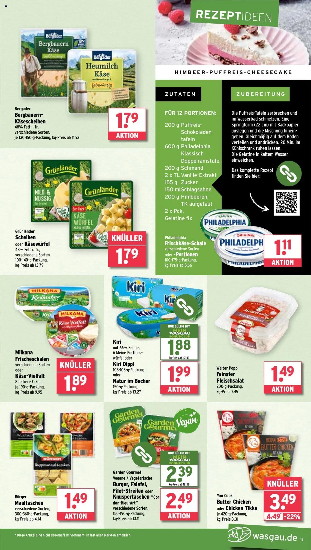Wasgau Prospekt 	 (2025-07-14 - 2025-07-19) | 13