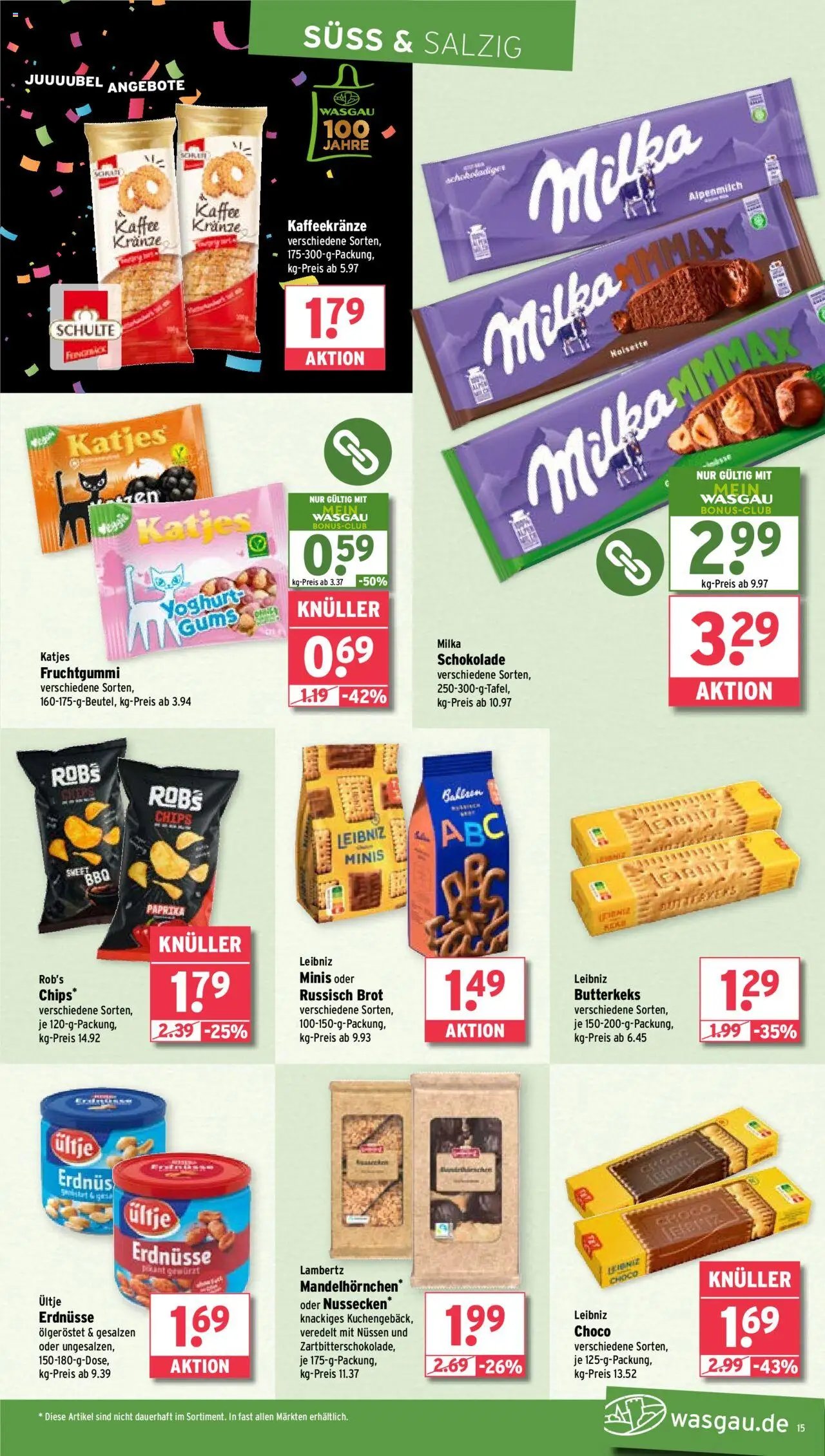 Wasgau Prospekt 	 (2025-07-14 - 2025-07-19) | 15