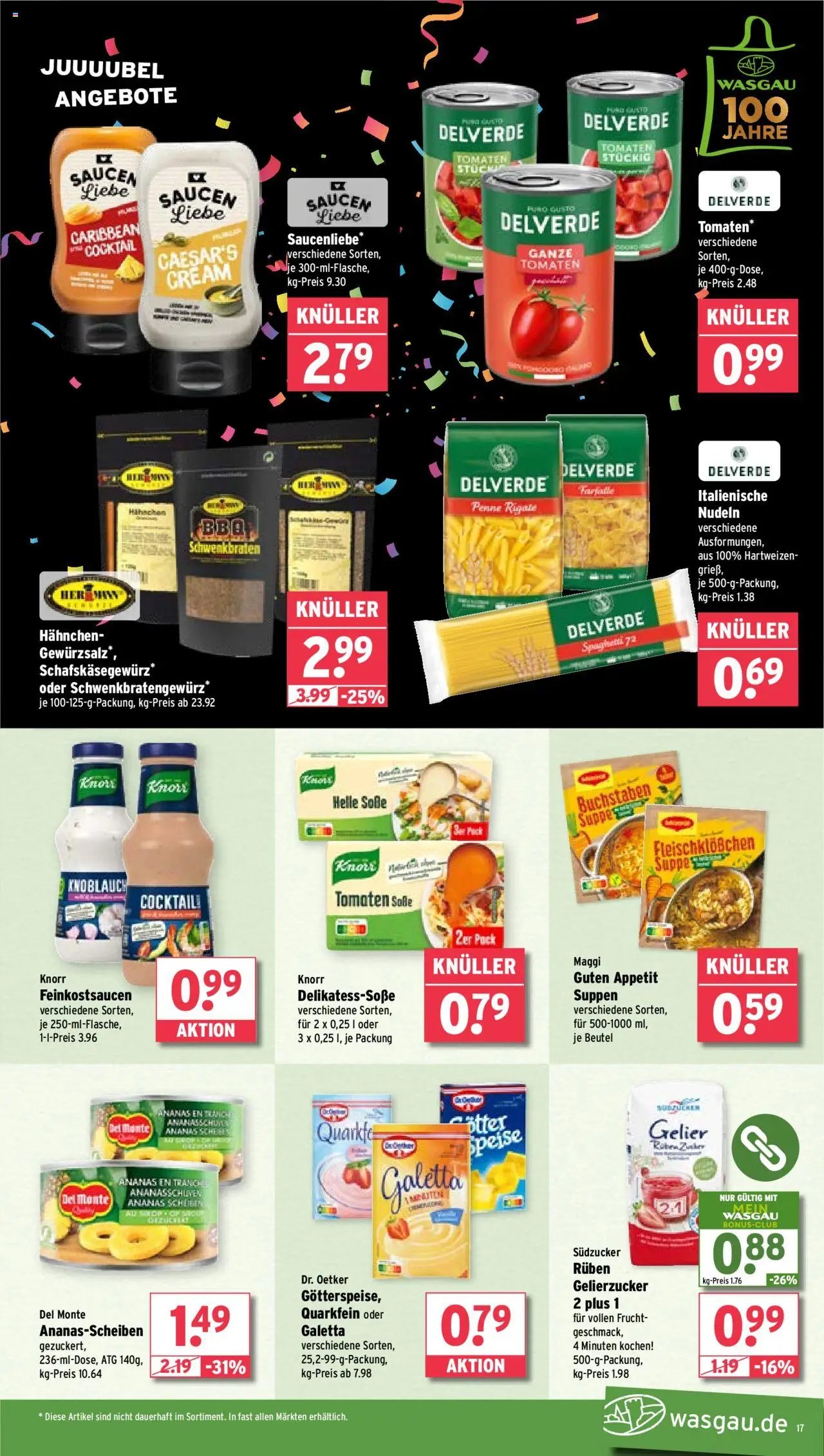 Wasgau Prospekt 	 (2025-07-14 - 2025-07-19) | 17
