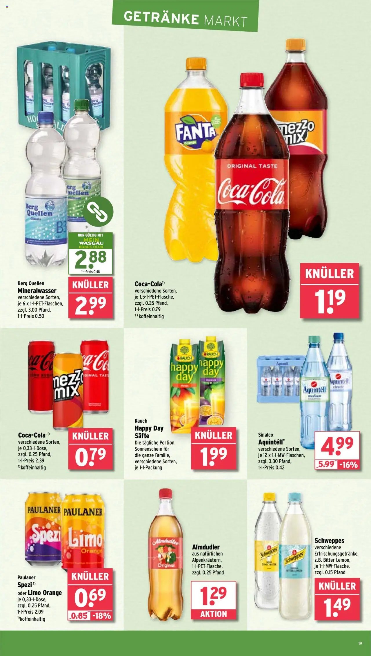 Wasgau Prospekt 	 (2025-07-14 - 2025-07-19) | 19