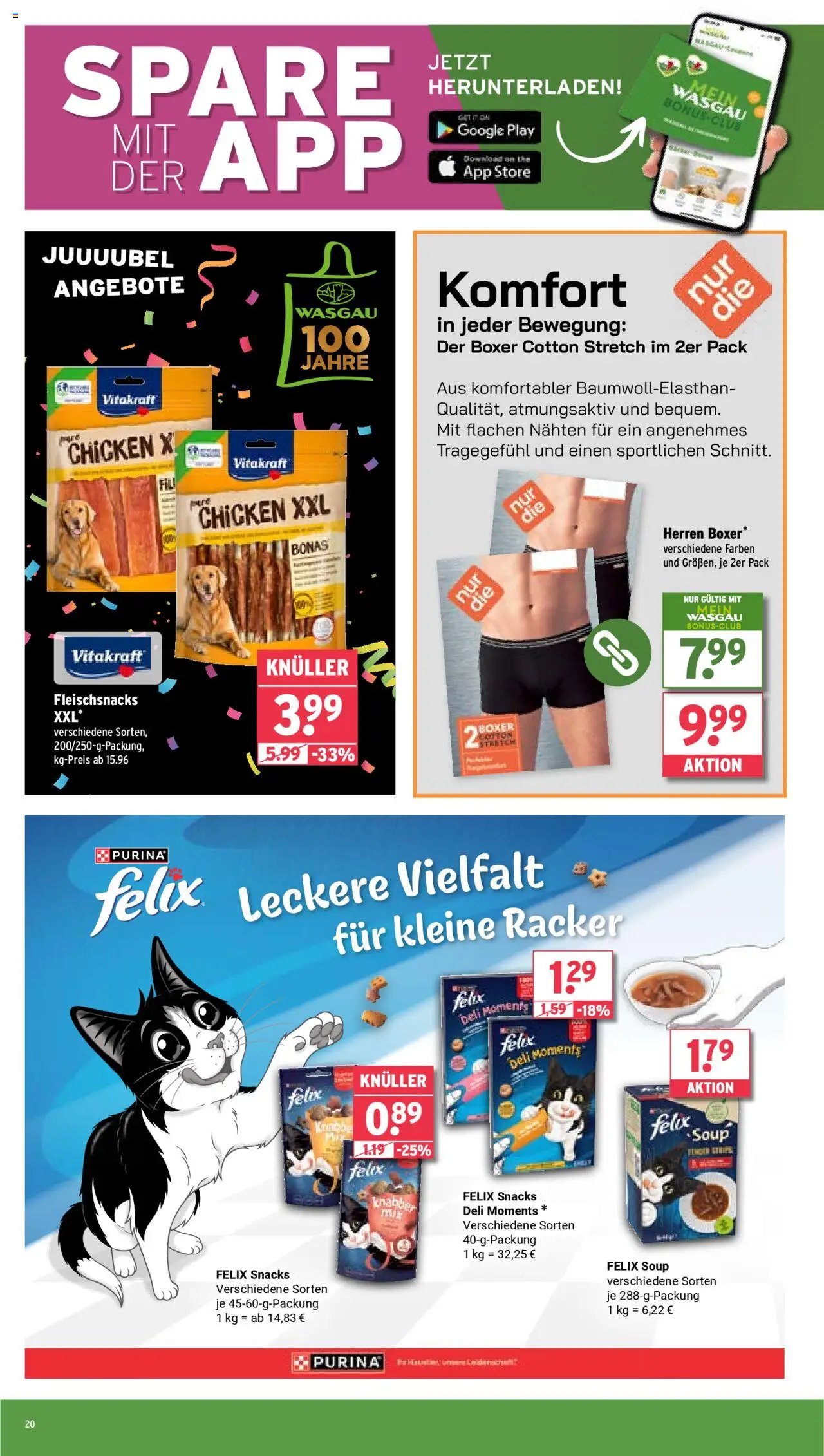 Wasgau Prospekt 	 (2025-07-14 - 2025-07-19) | 20