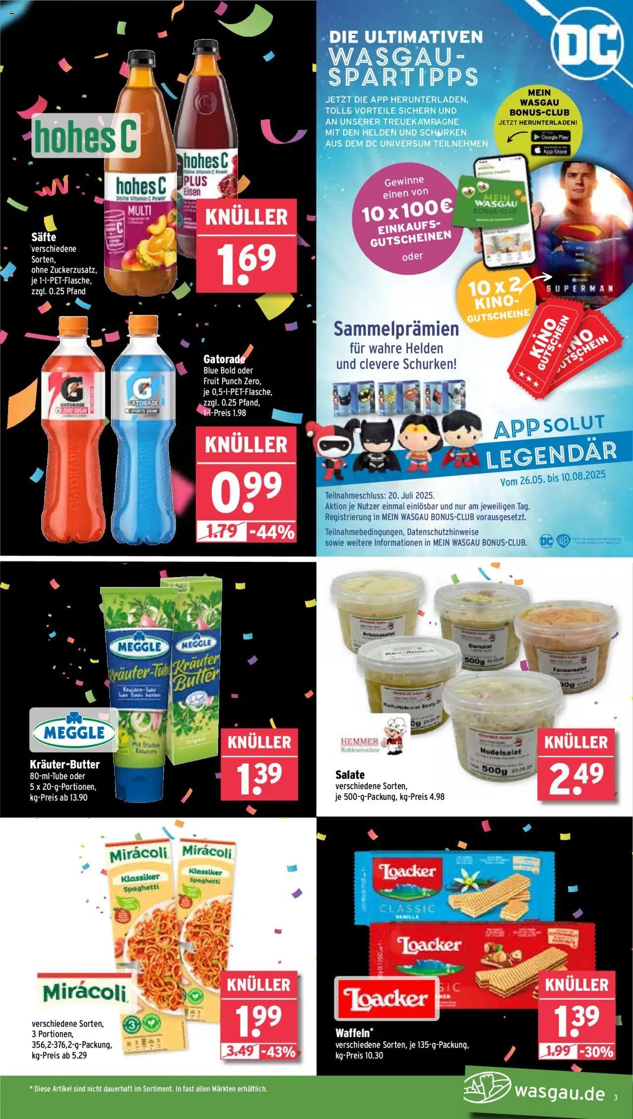 Wasgau Prospekt 	 (2025-07-14 - 2025-07-19) | 3