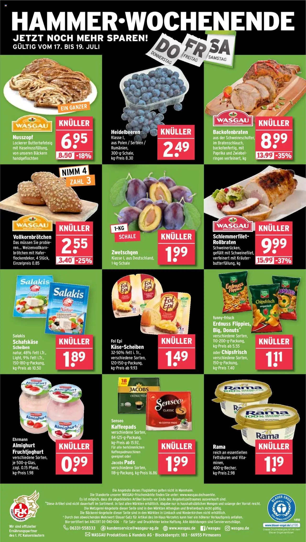 Wasgau Prospekt 	 (2025-07-14 - 2025-07-19) | 24