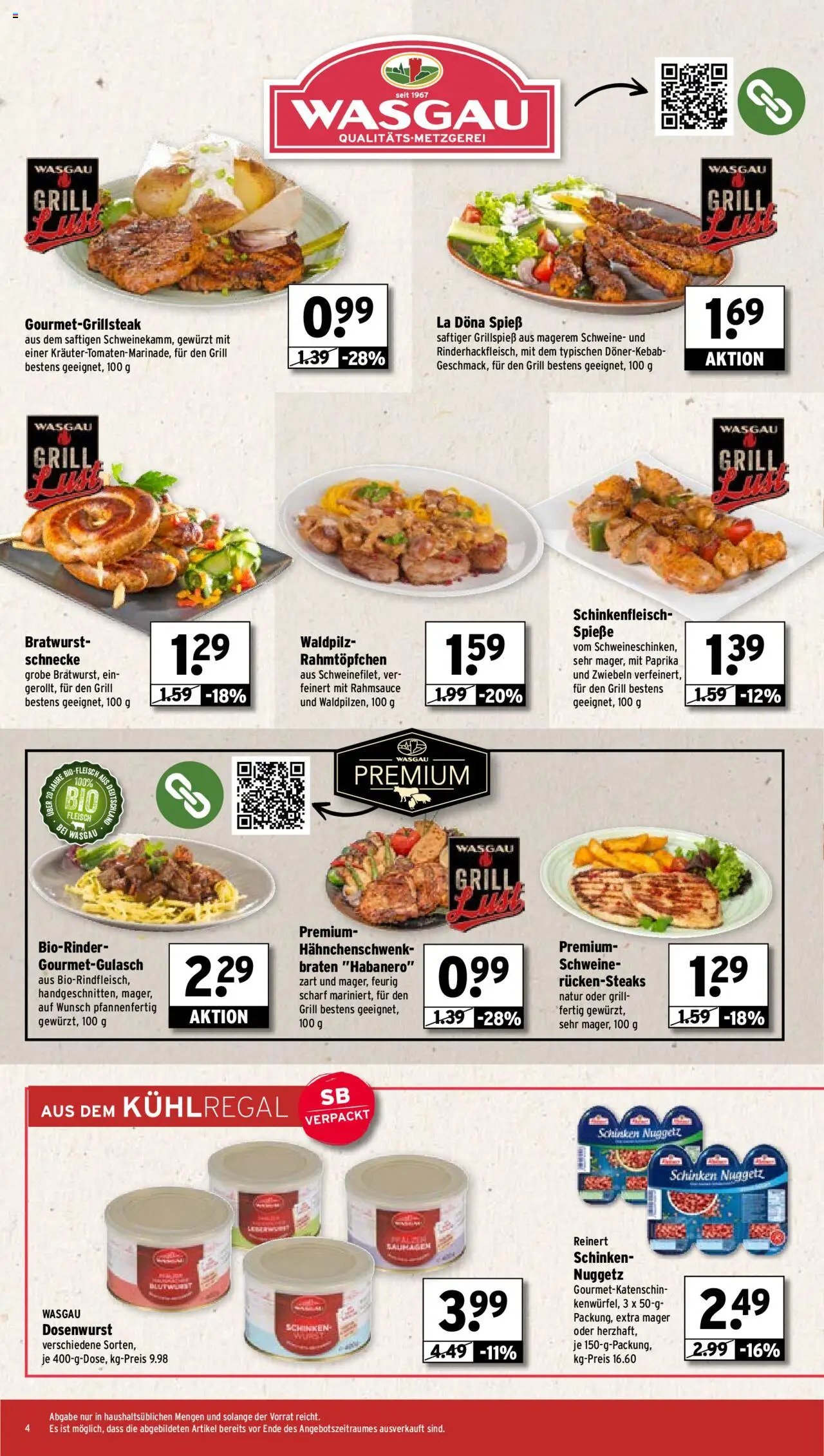 Wasgau Prospekt 	 (2025-07-14 - 2025-07-19) | 4