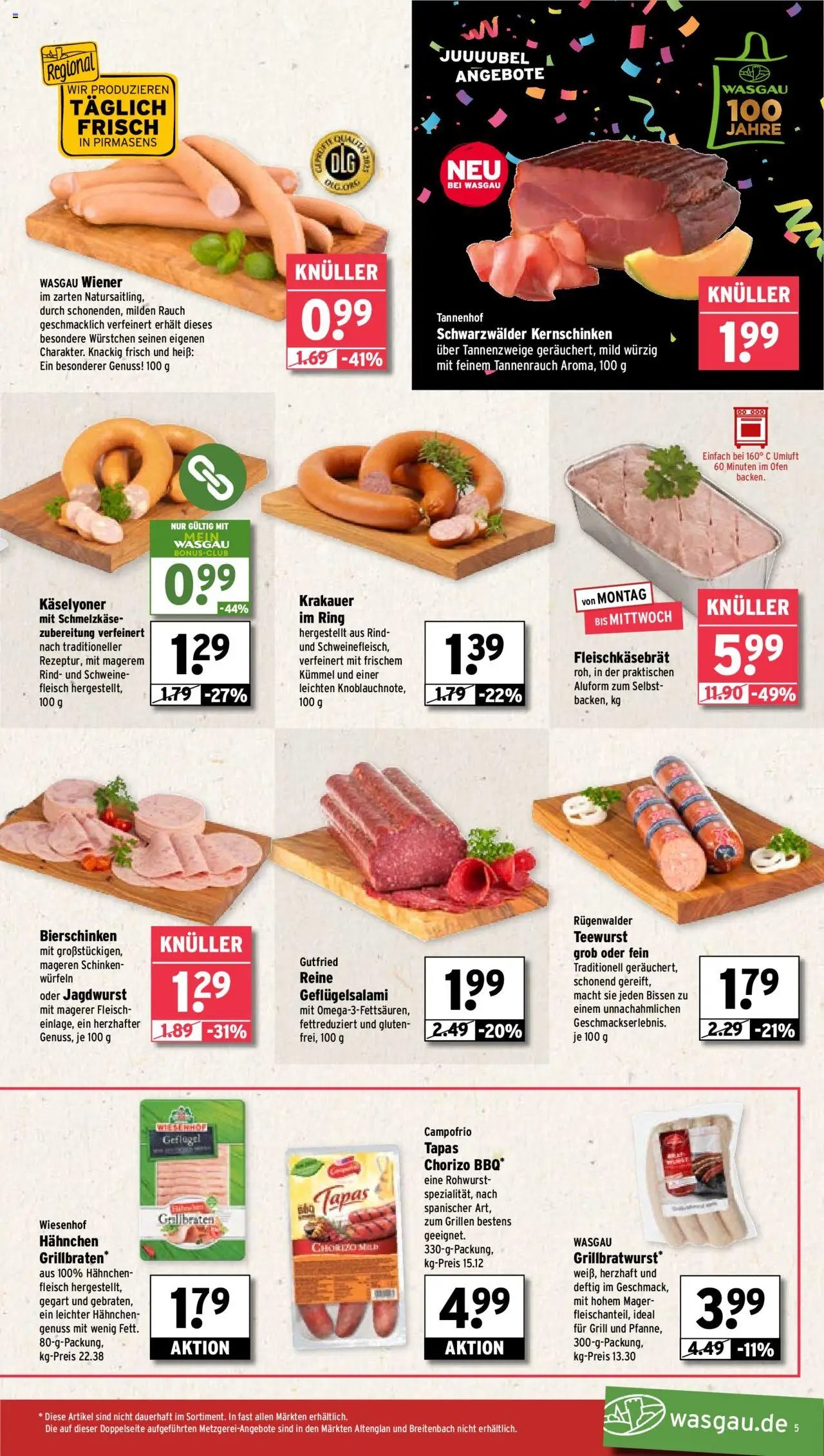 Wasgau Prospekt 	 (2025-07-14 - 2025-07-19) | 5