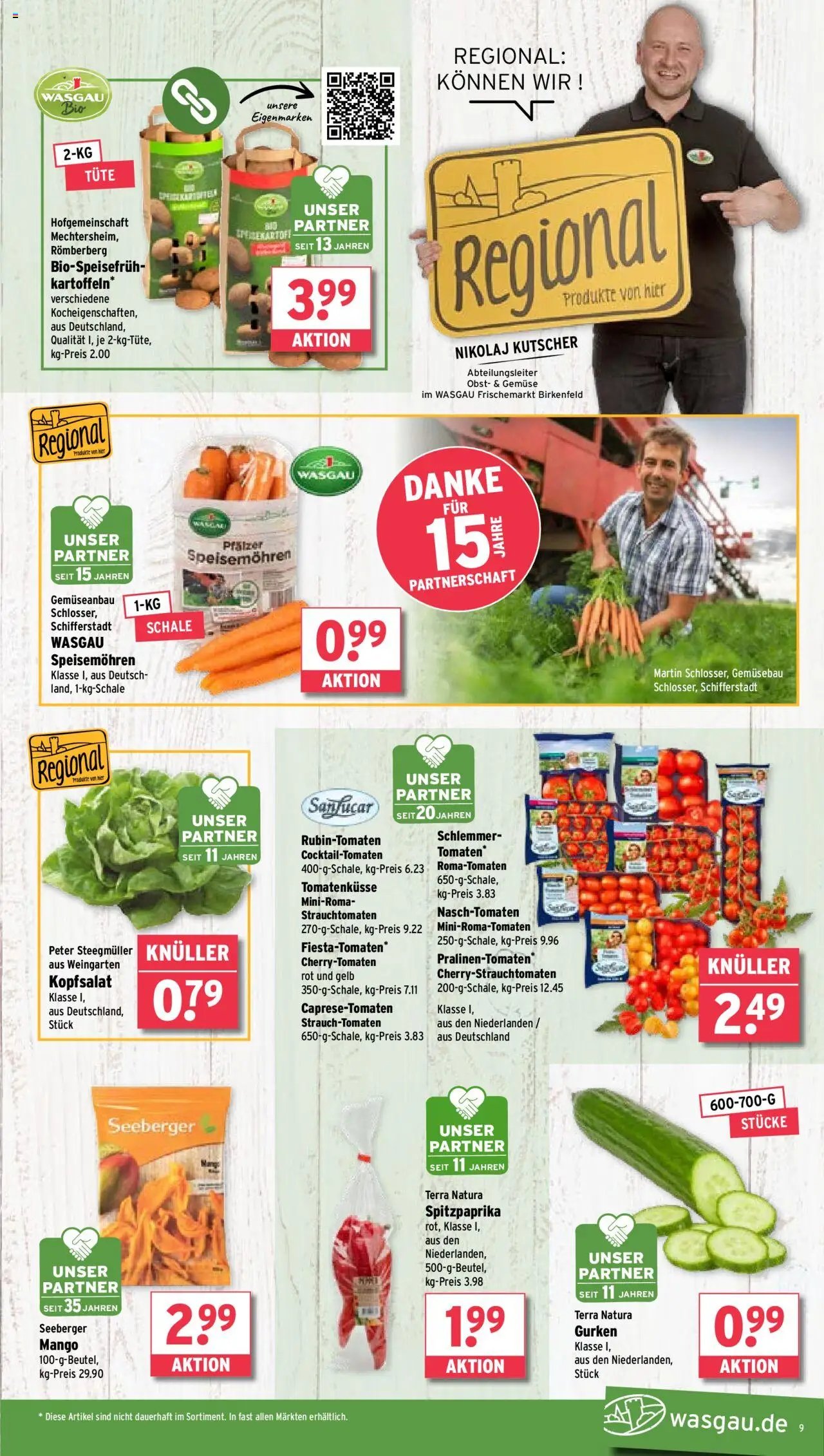 Wasgau Prospekt 	 (2025-07-14 - 2025-07-19) | 9