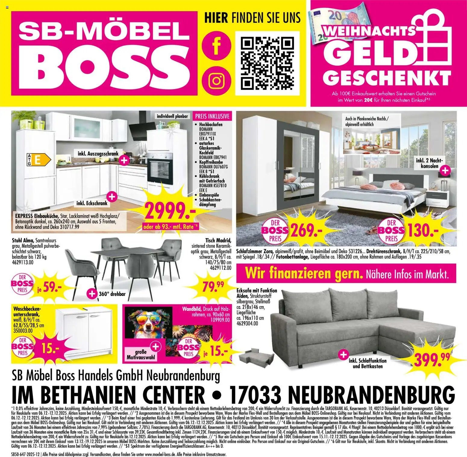 SB Möbel Boss Prospekt Neubrandenburg	 (2025-12-06 - 2025-12-12)