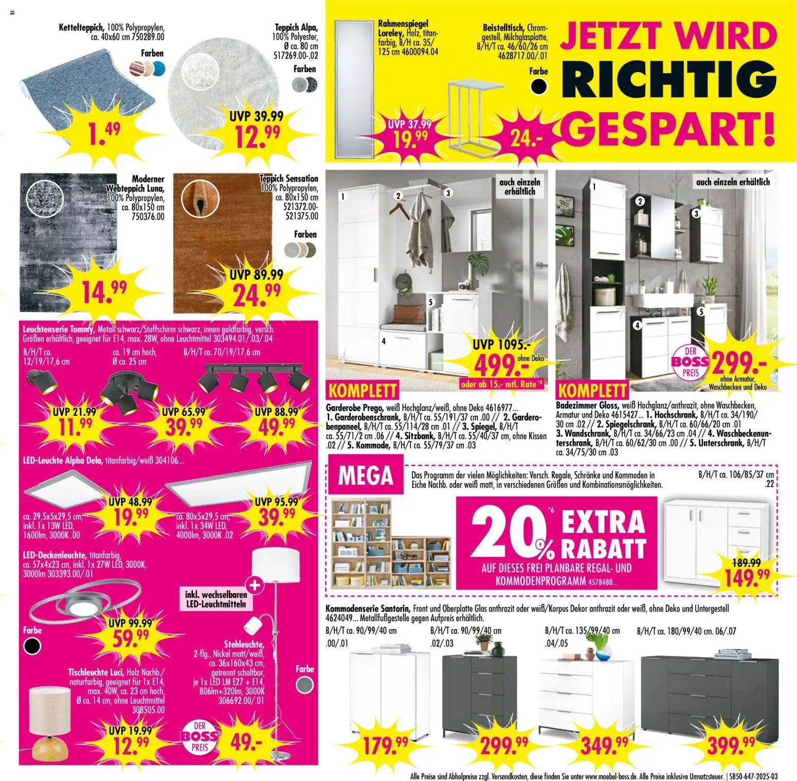 SB Möbel Boss Prospekt Neubrandenburg	 (2025-12-06 - 2025-12-12)