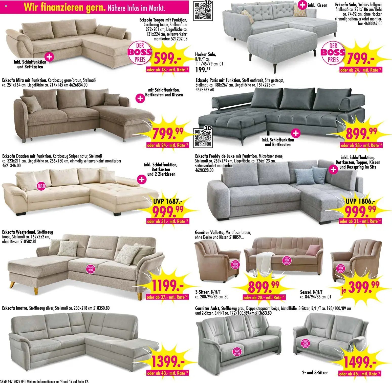 SB Möbel Boss Prospekt Neubrandenburg	 (2025-12-06 - 2025-12-12)